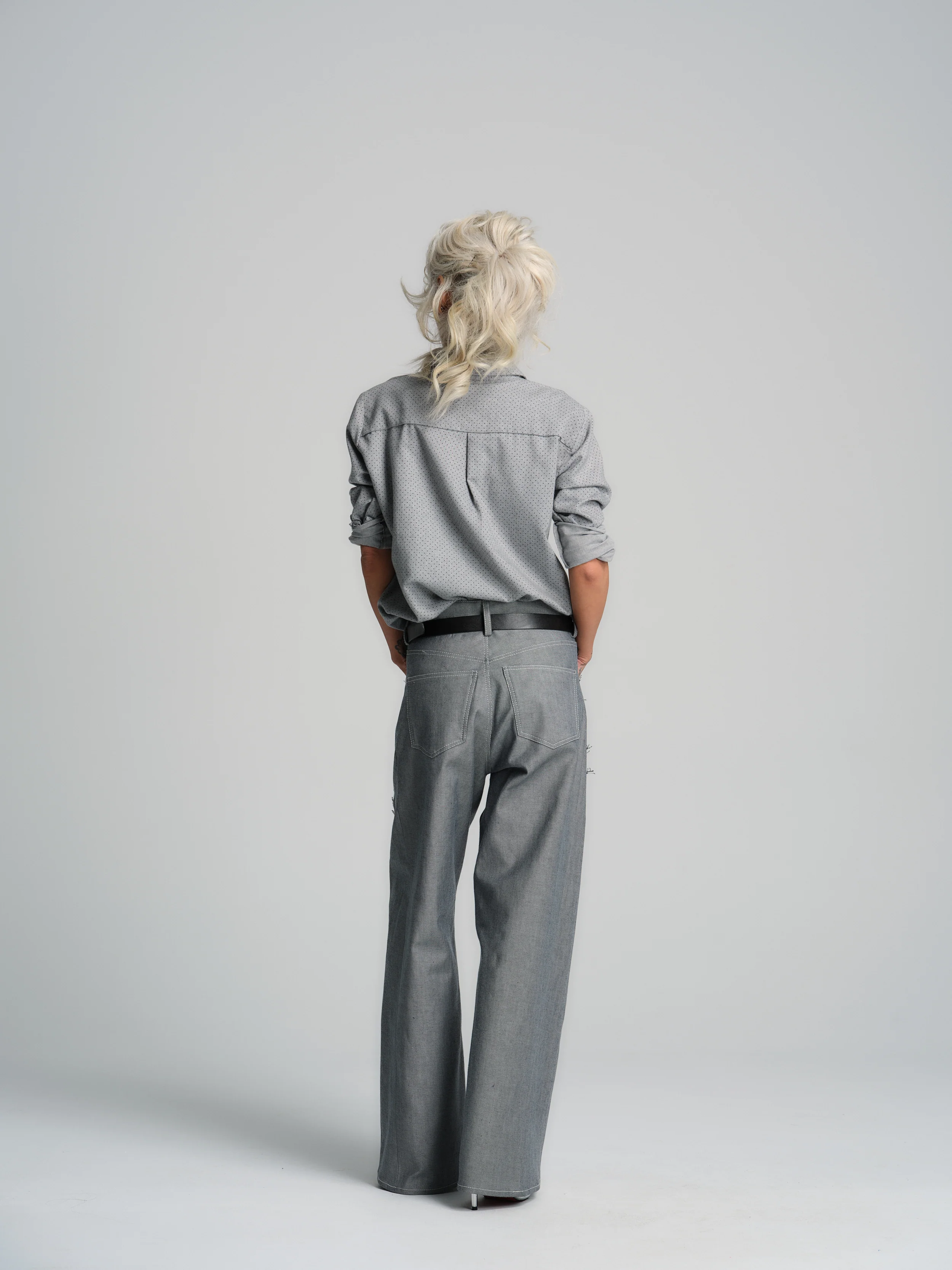 Baggy Grey Jeans - Image 11