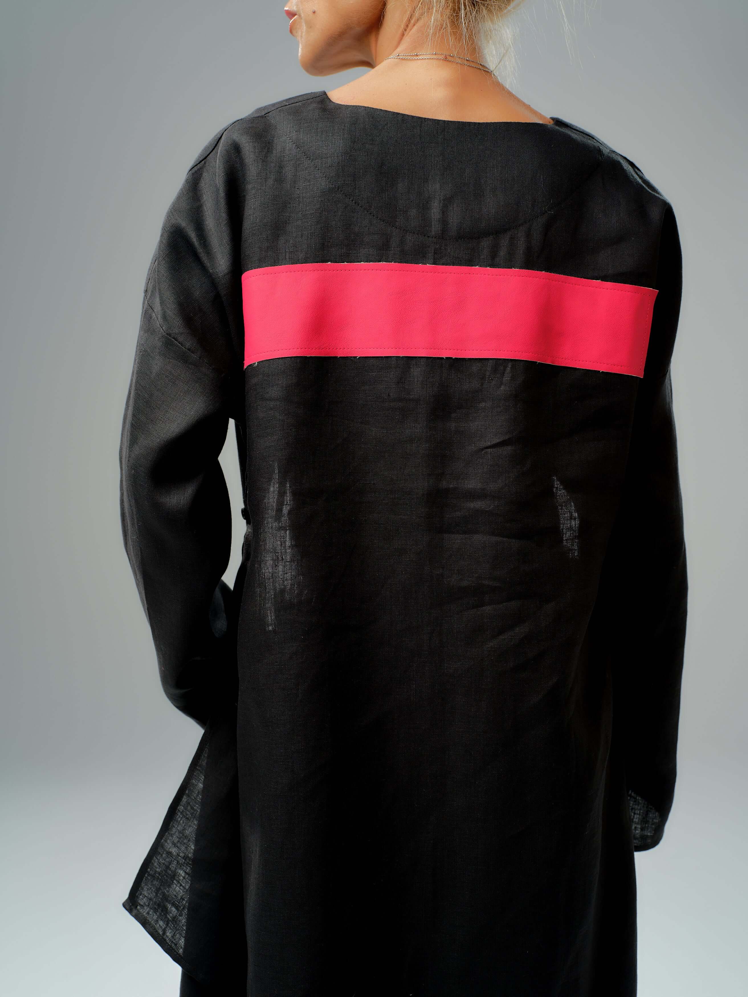 Black Co-Ord Set with Tunic and Pants - Image 4
