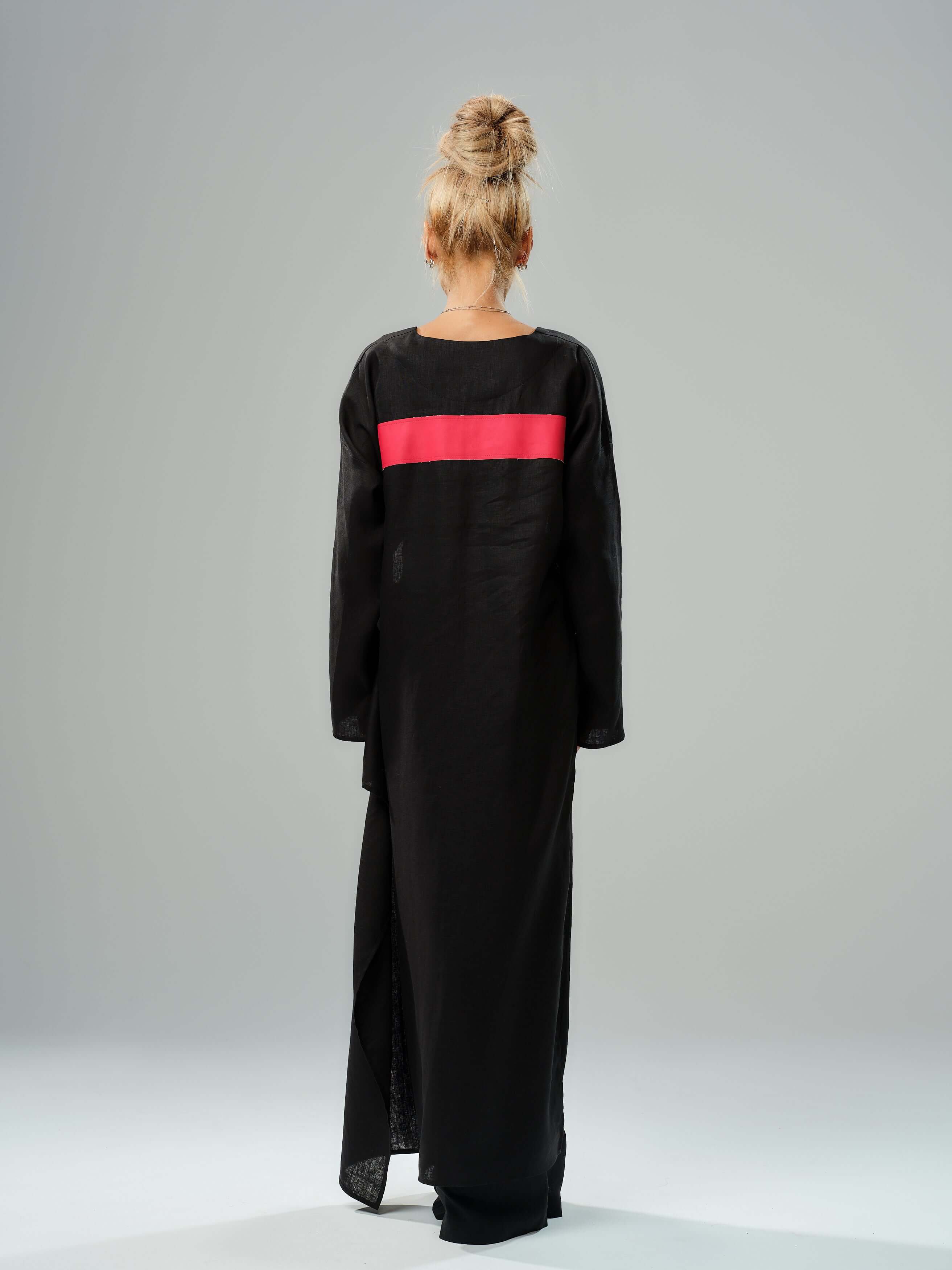 Black Co-Ord Set with Tunic and Pants - Image 8