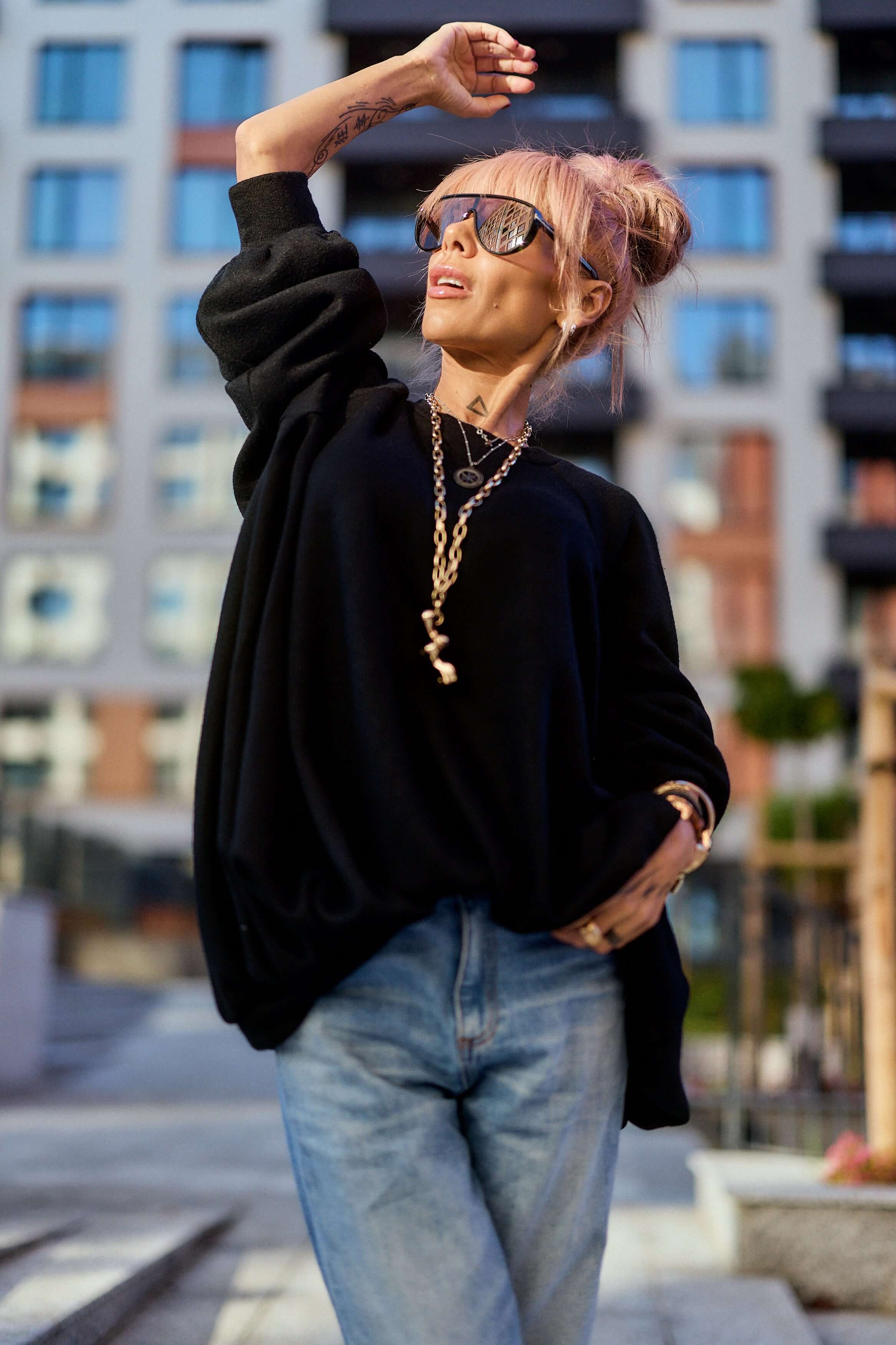 Black Oversized Sweater - Image 5