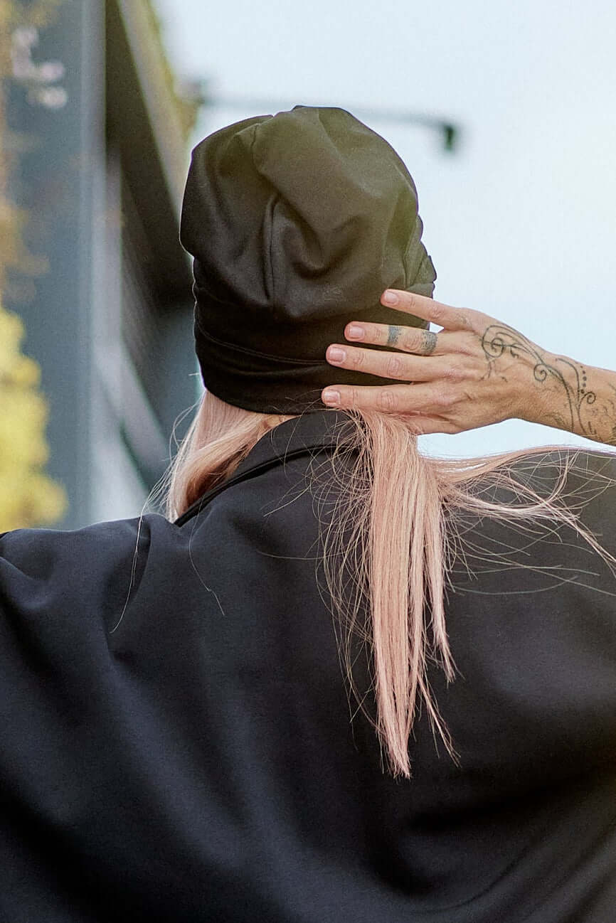 Black Turban Hat - Image 3
