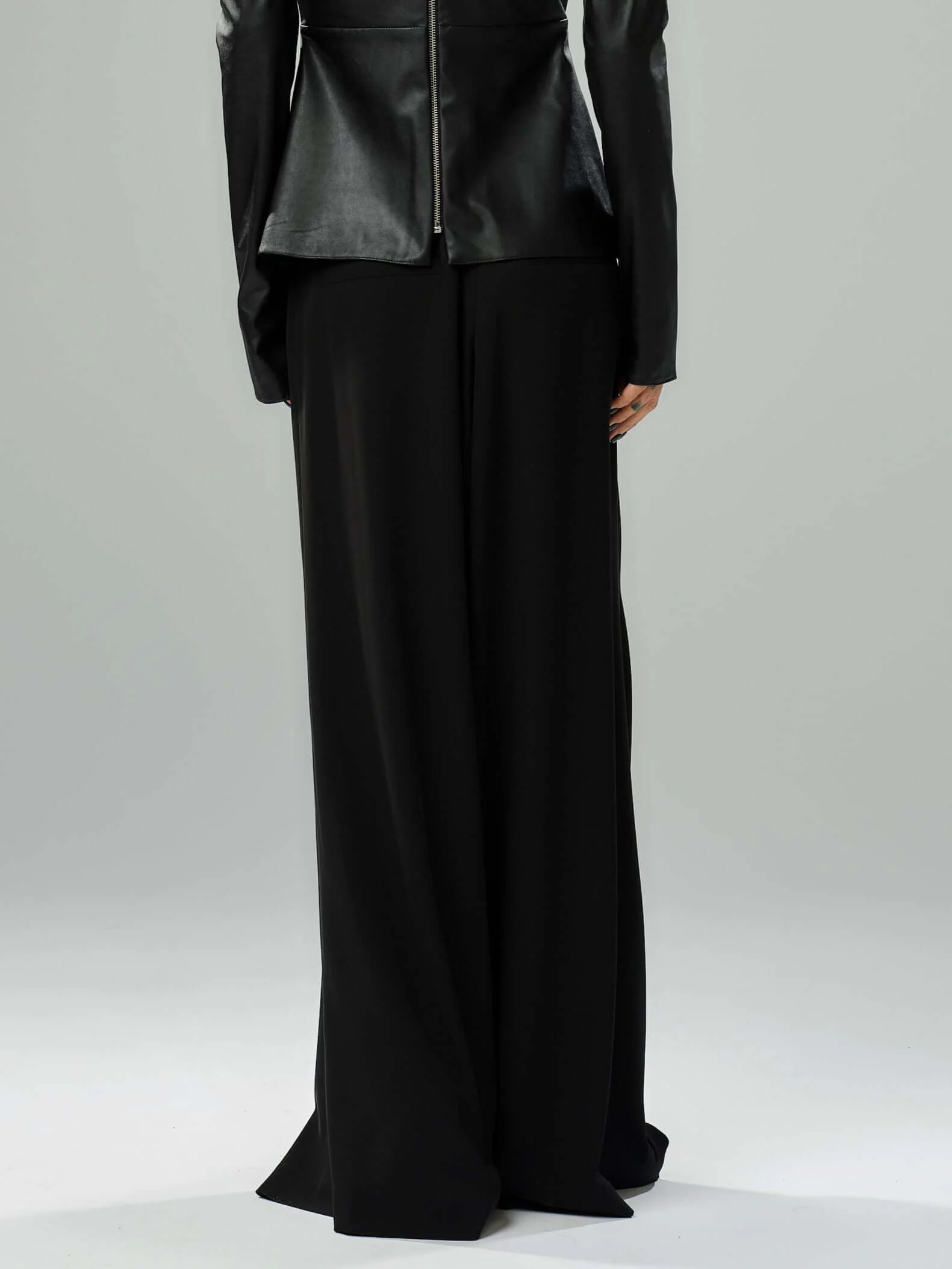 Black Wide-Leg Pants - Image 6