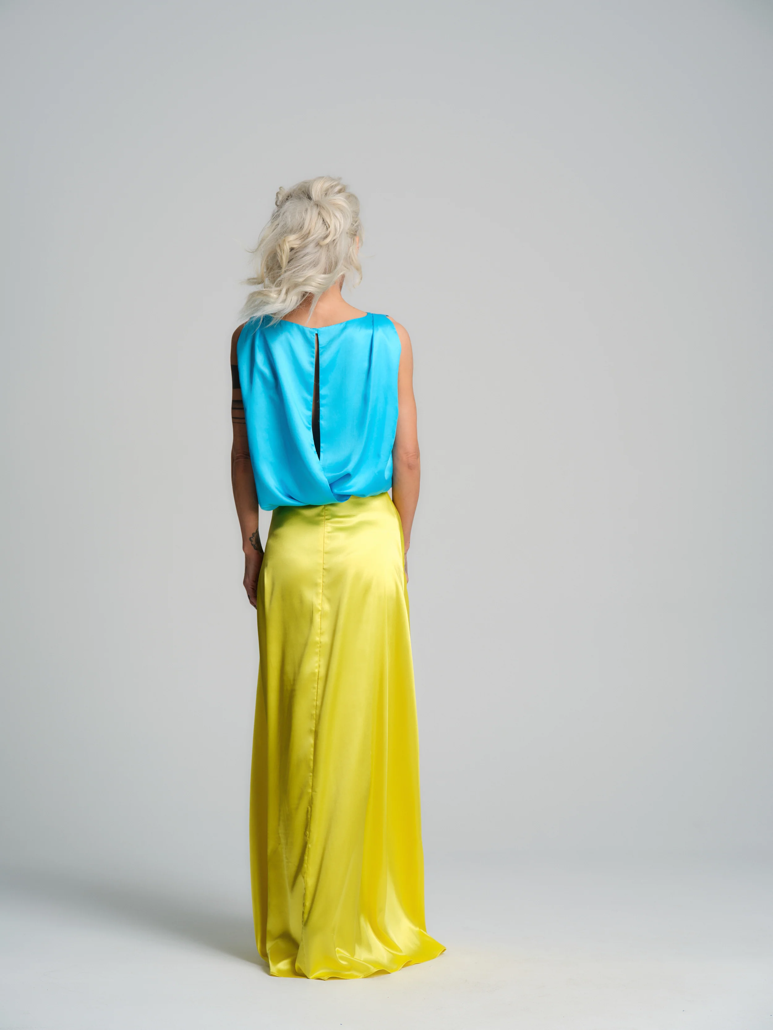 Blue Bow-Detail Top - Image 6