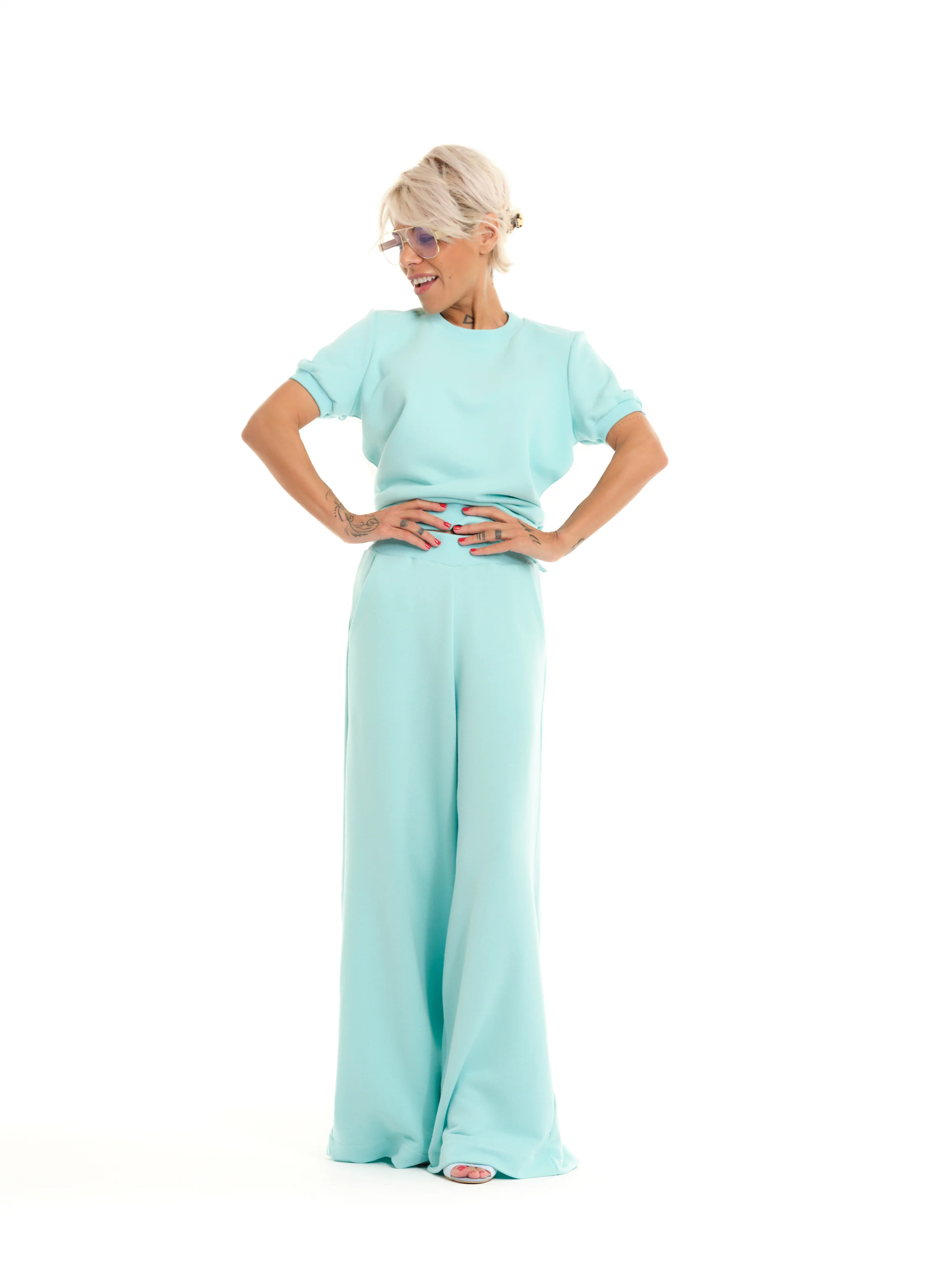 Blue Sweatsuit Co-Ord Set - Image 15
