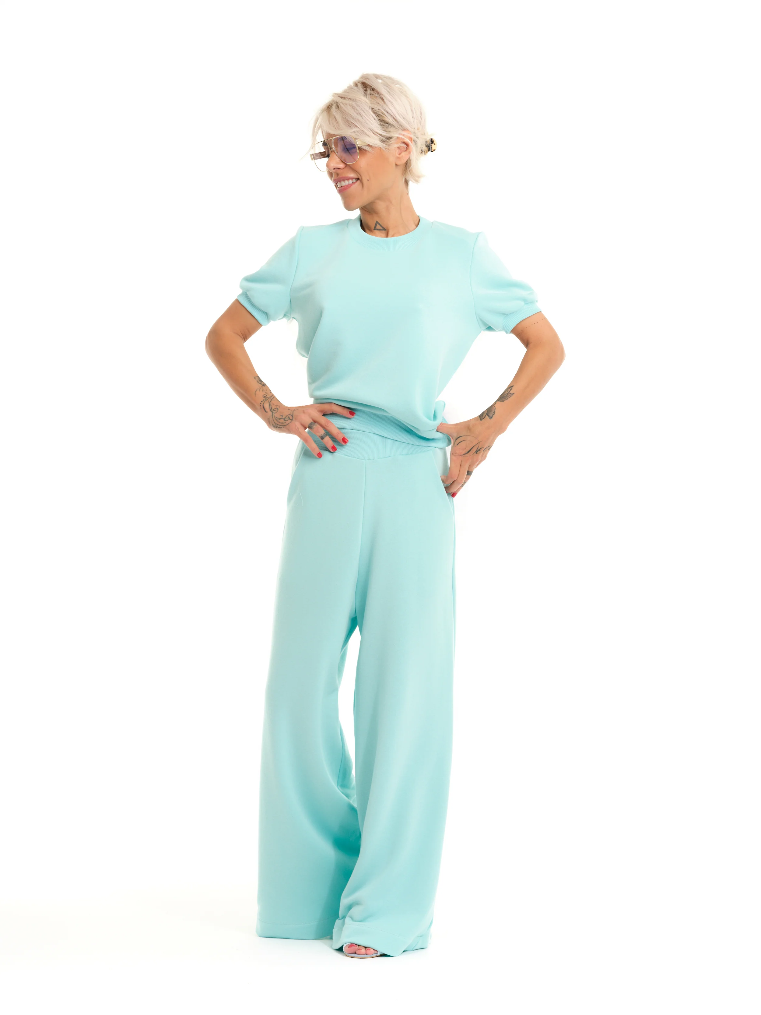Blue Sweatsuit Co-Ord Set - Image 17