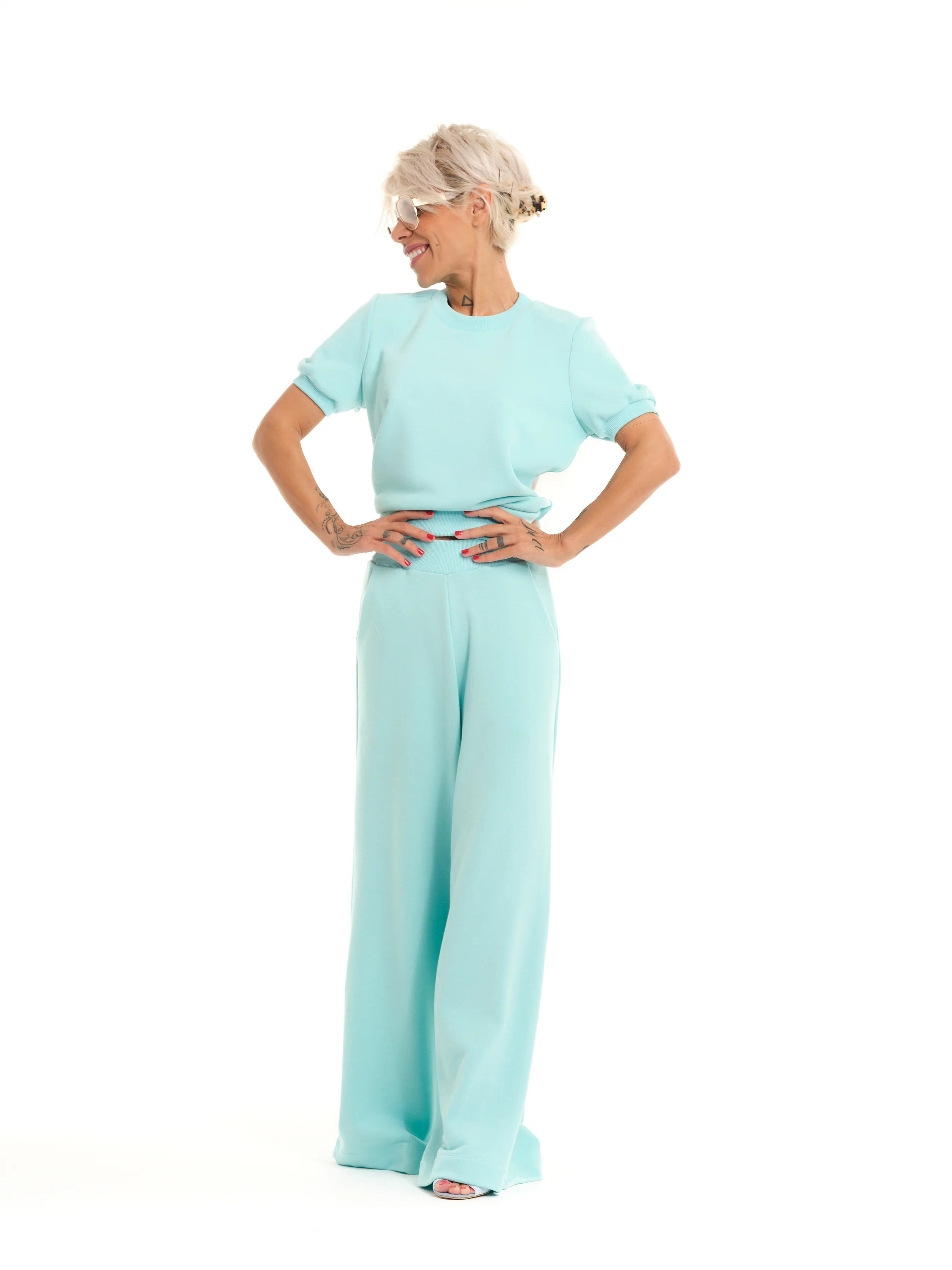 Blue Sweatsuit Co-Ord Set - Image 18
