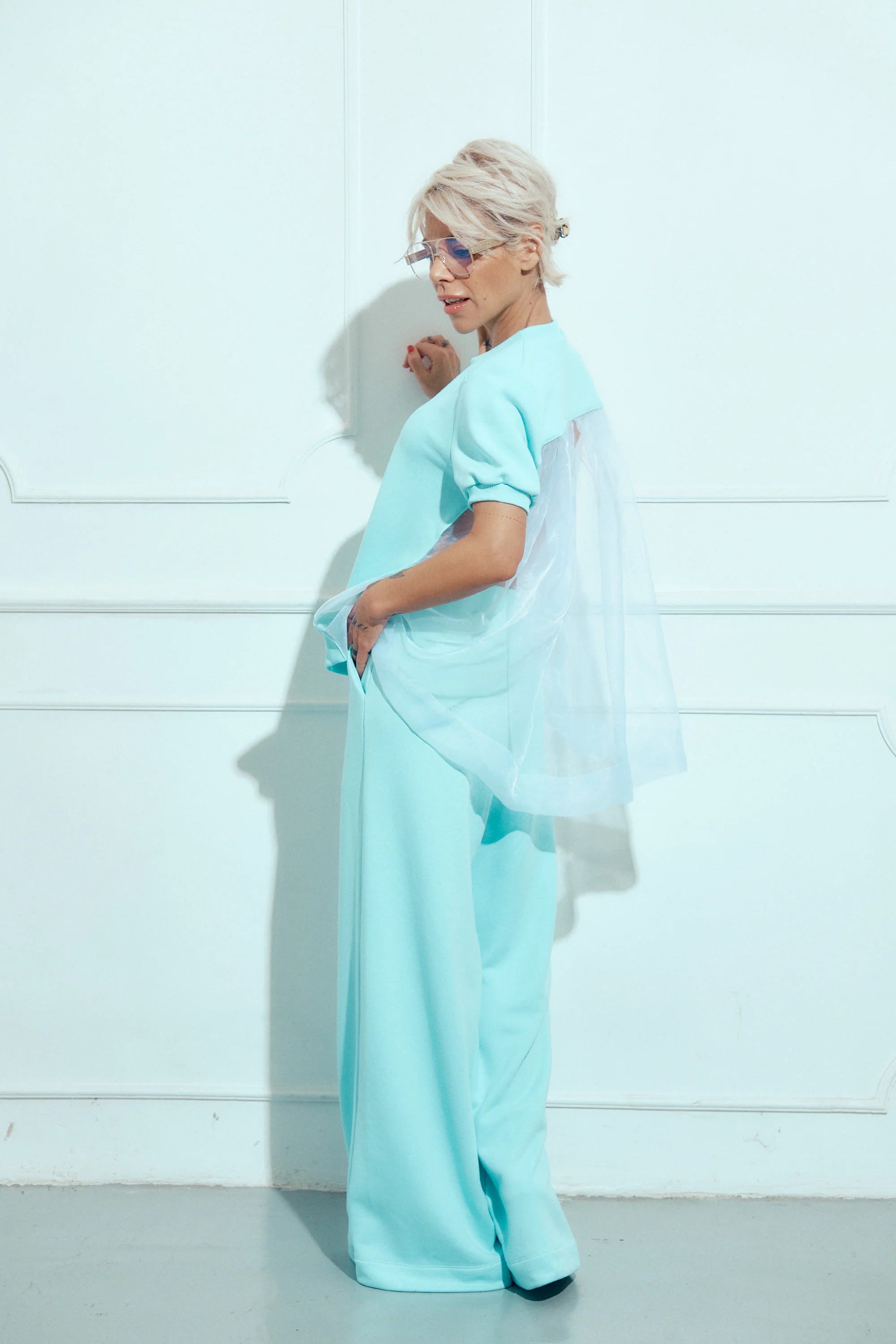 Blue Sweatsuit Co-Ord Set - Image 3