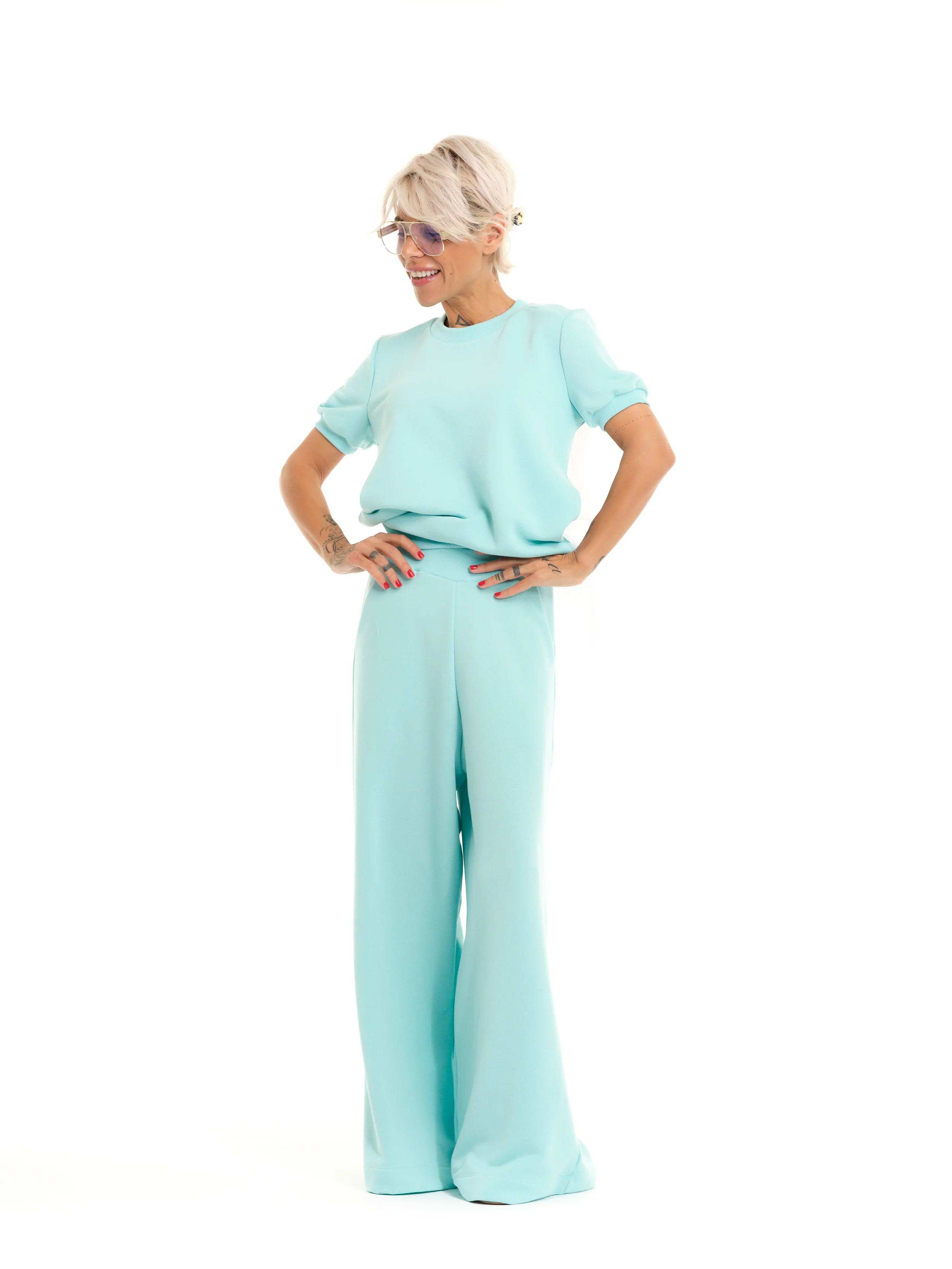 Blue Sweatsuit Co-Ord Set - Image 7