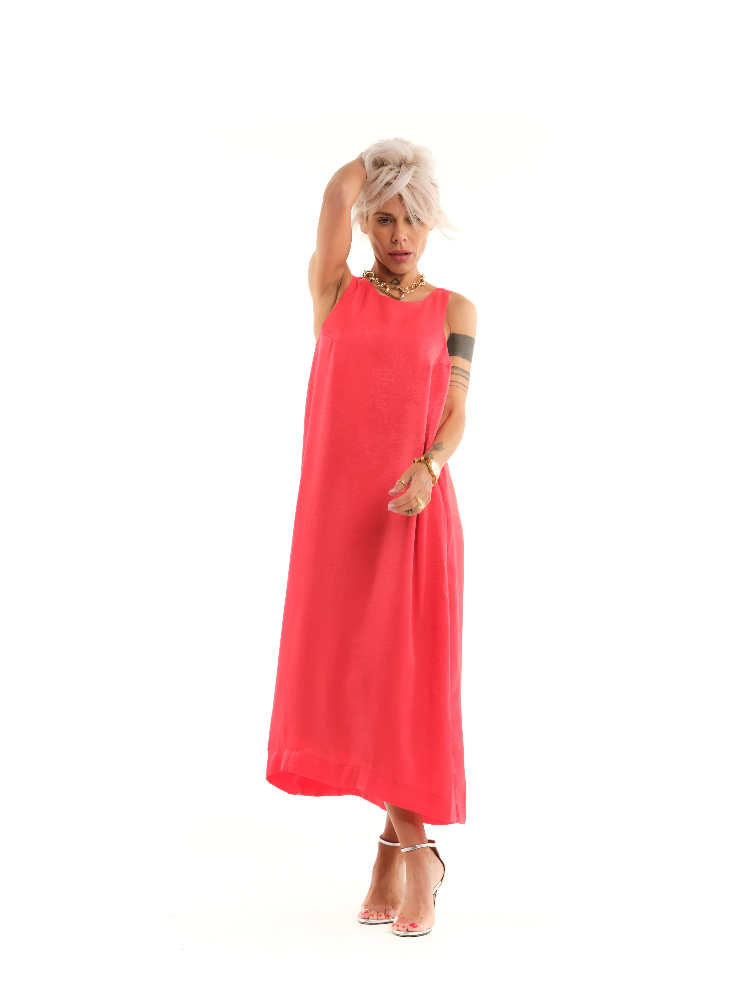 Coral Maxi Dress - Image 10
