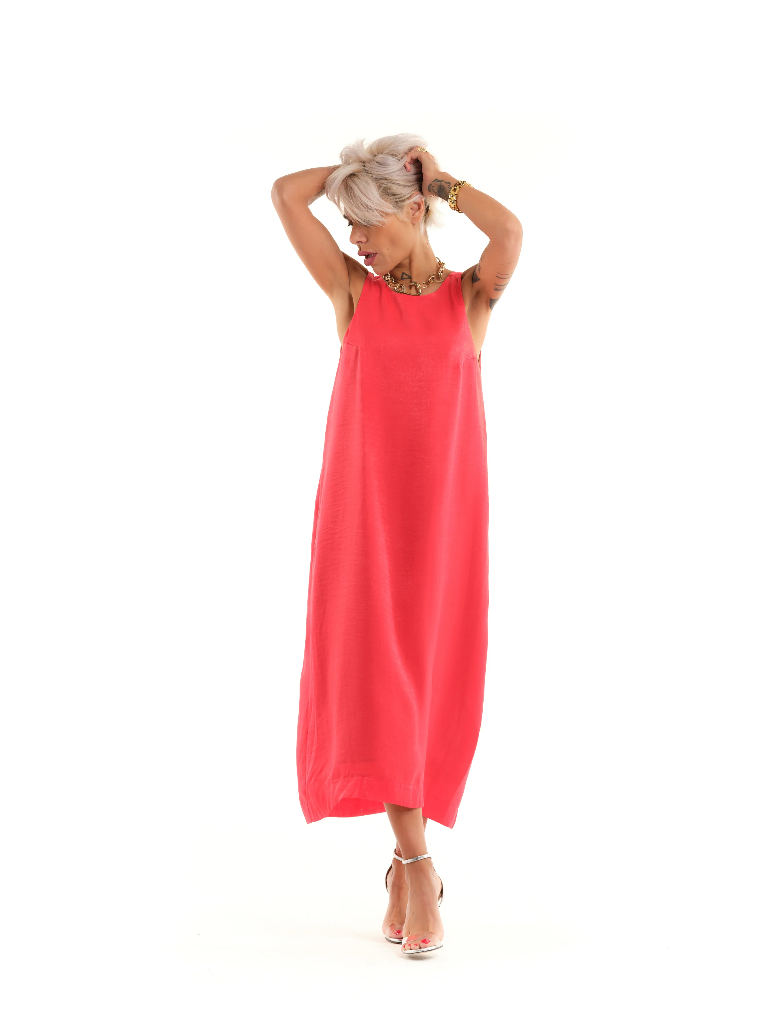 Coral Maxi Dress - Image 12