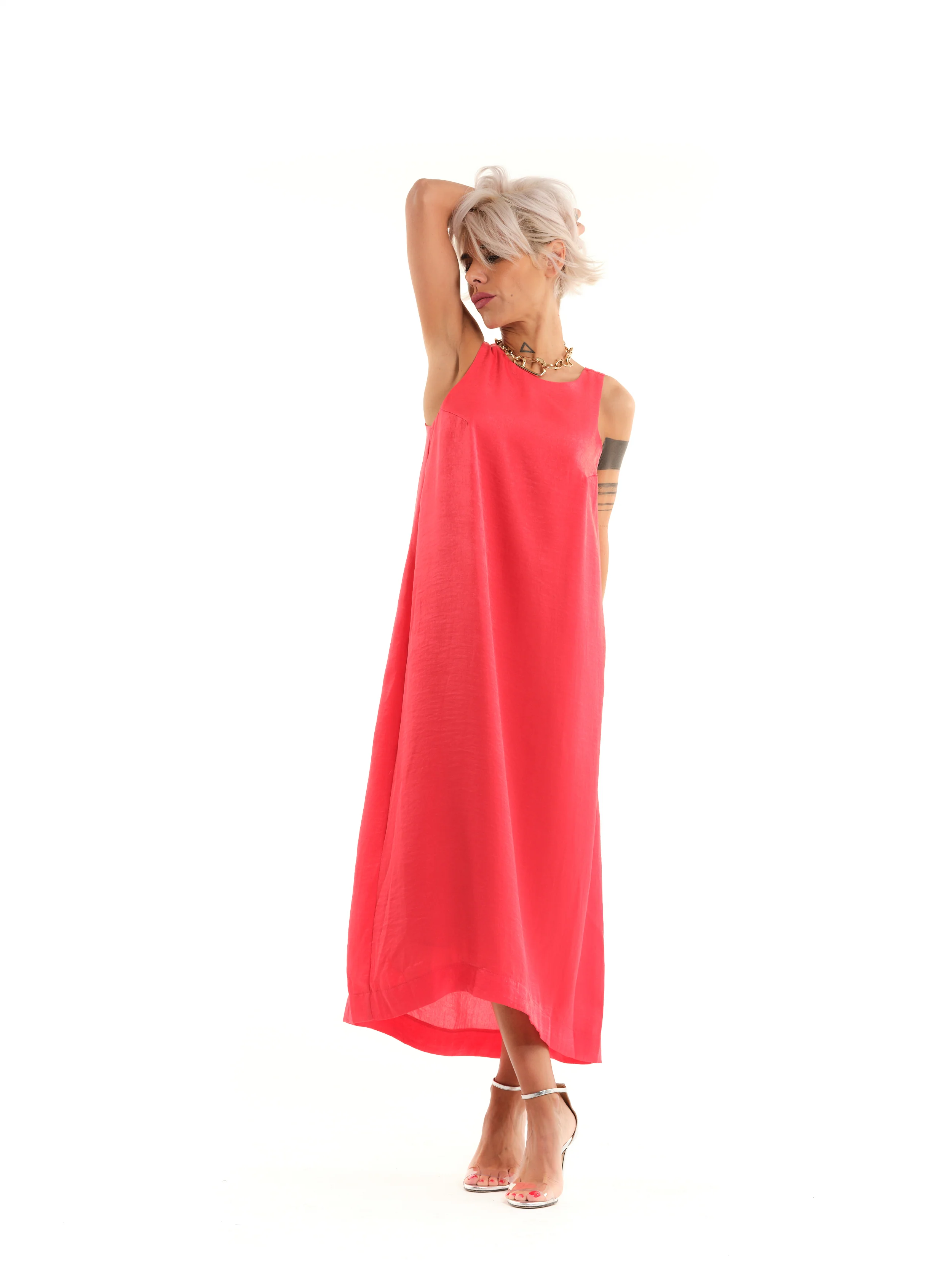 Coral Maxi Dress - Image 13