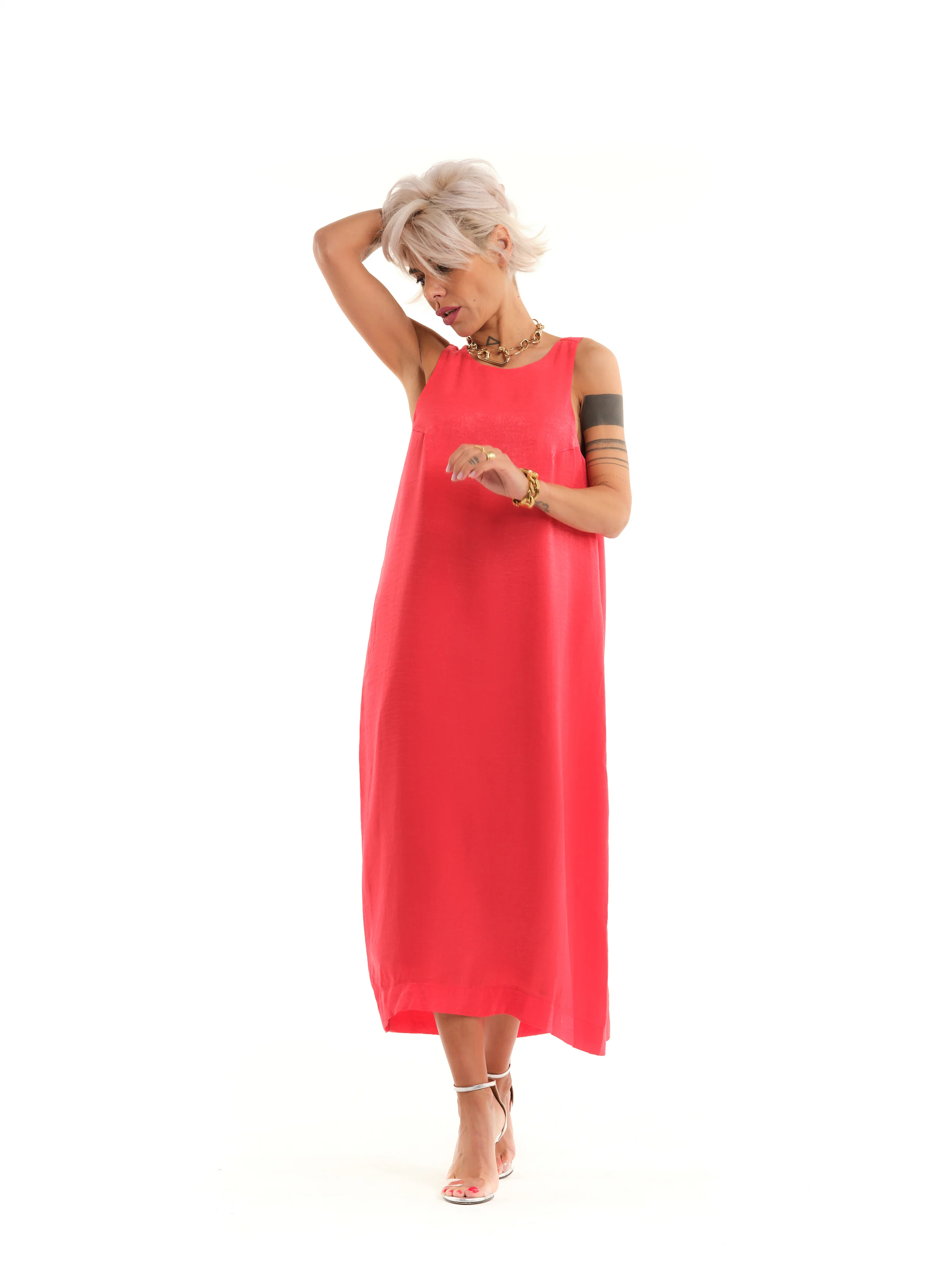 Coral Maxi Dress - Image 14