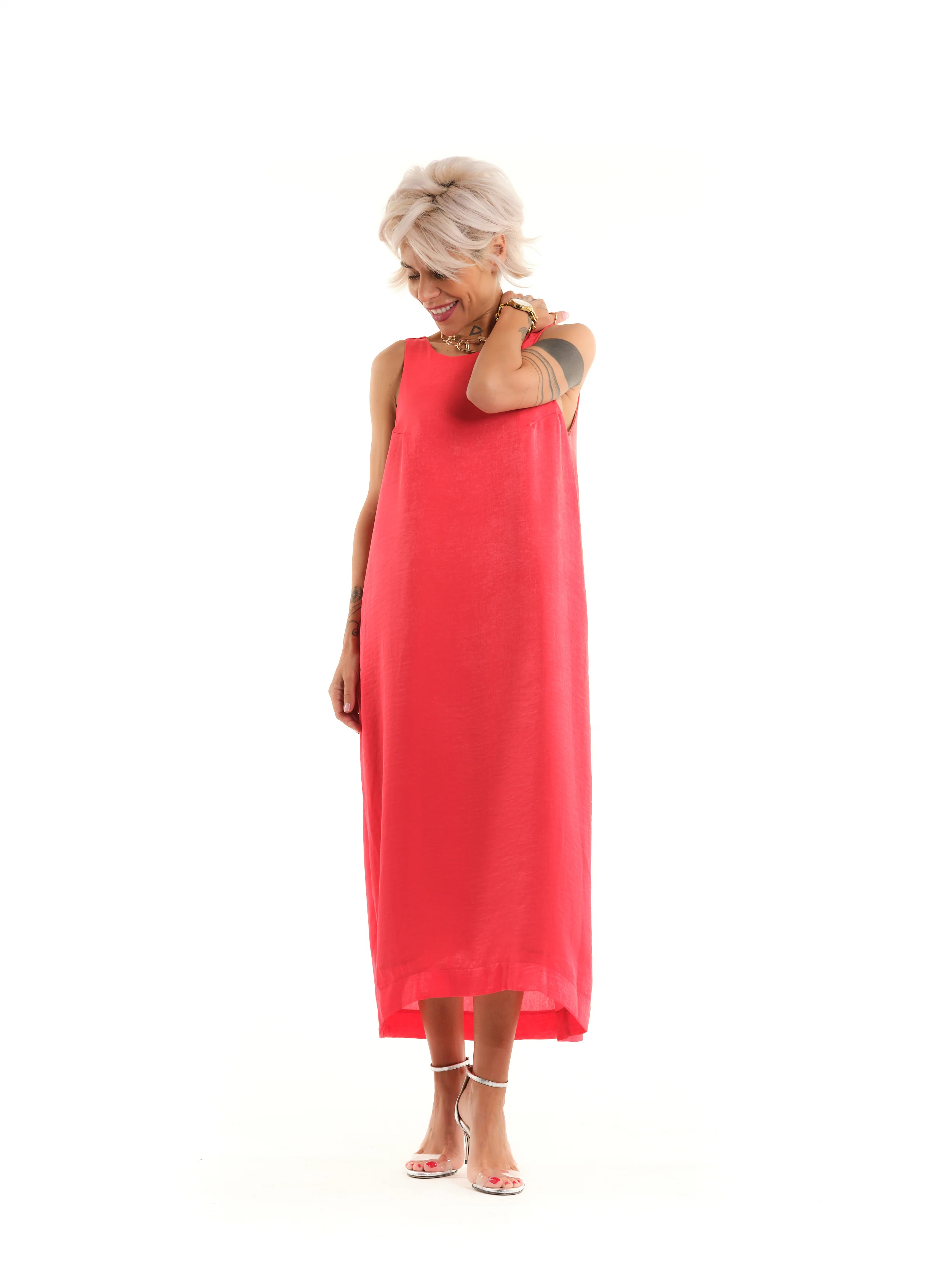 Coral Maxi Dress - Image 15