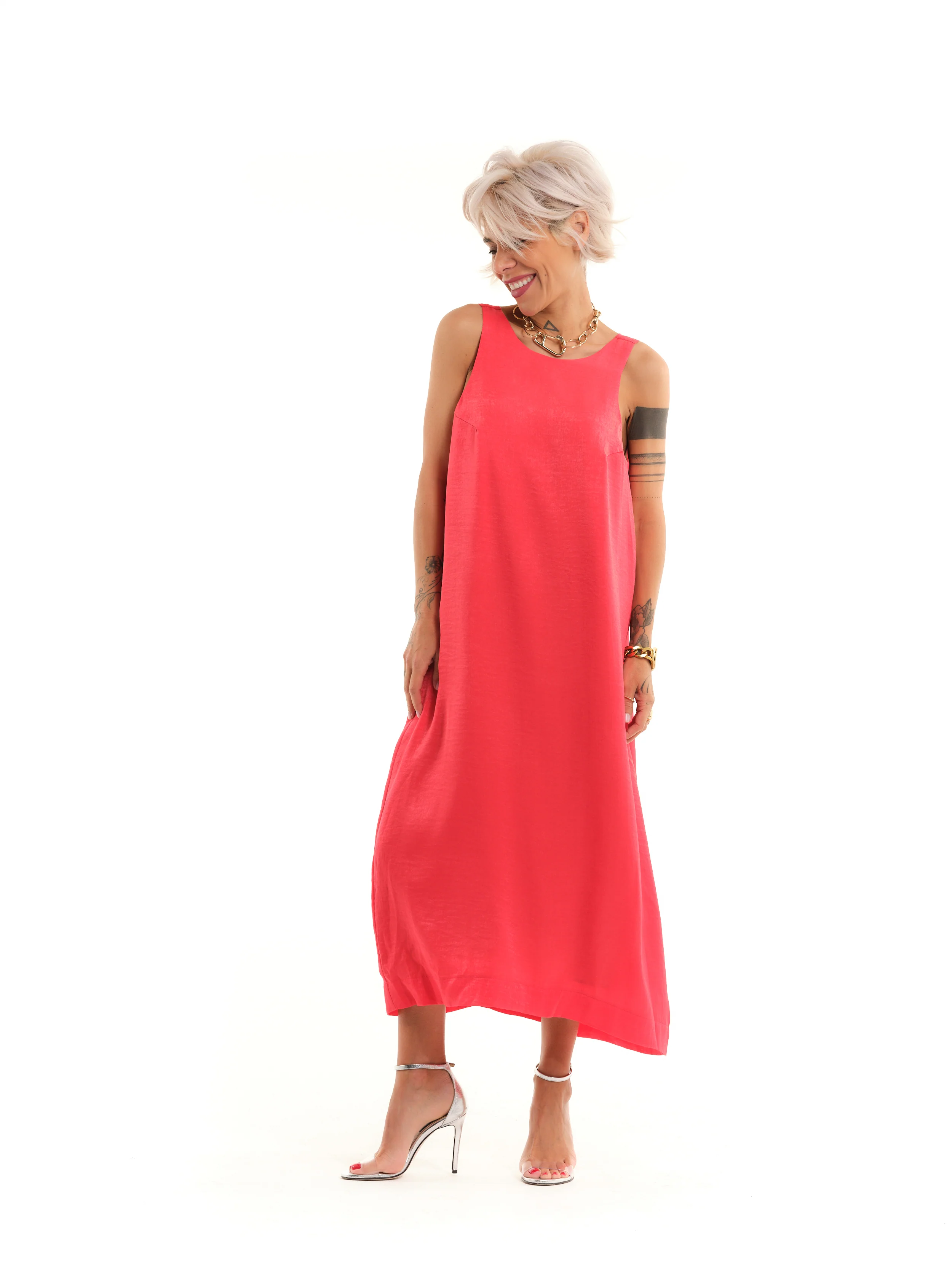 Coral Maxi Dress - Image 16