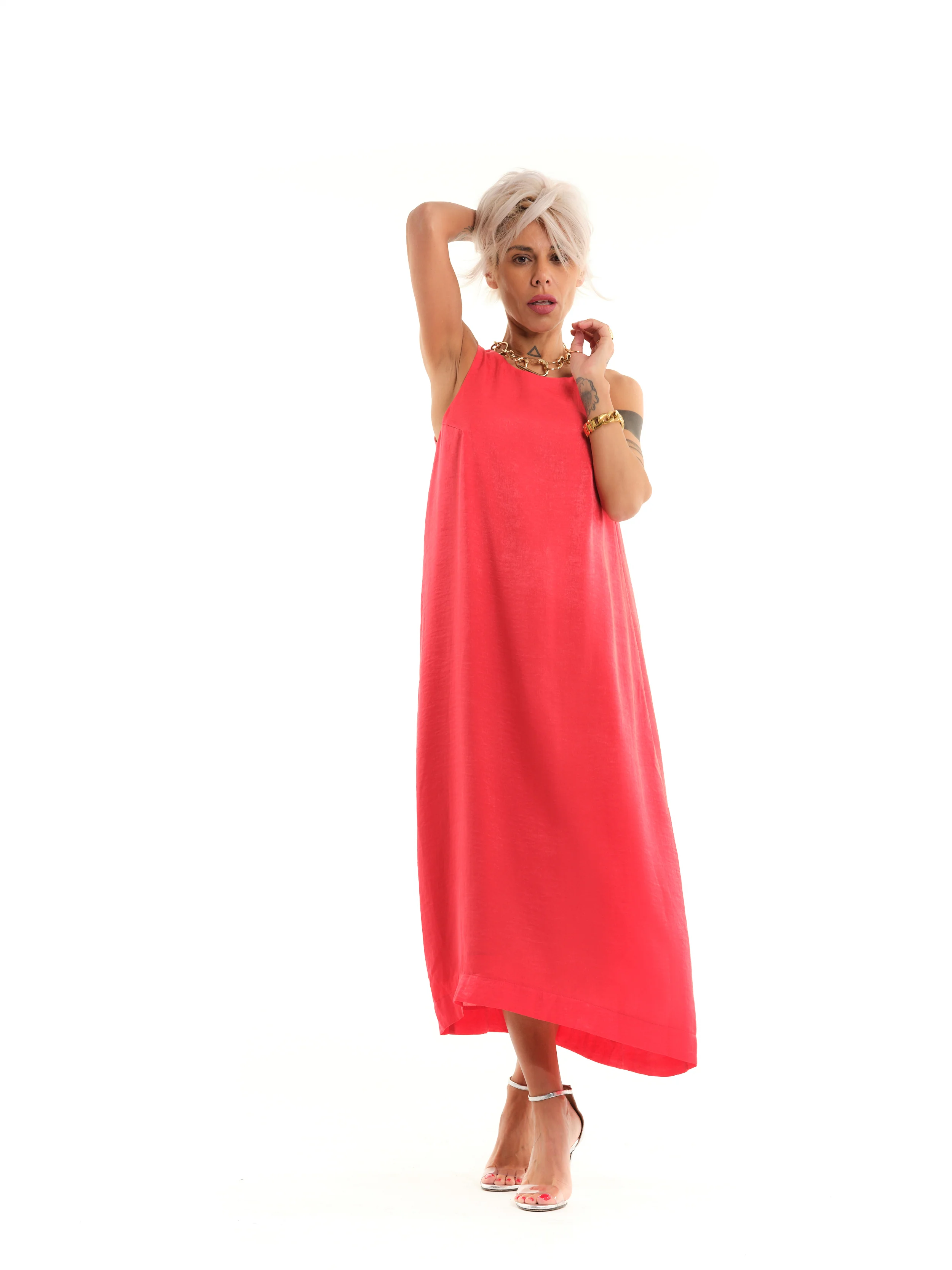 Coral Maxi Dress - Image 4