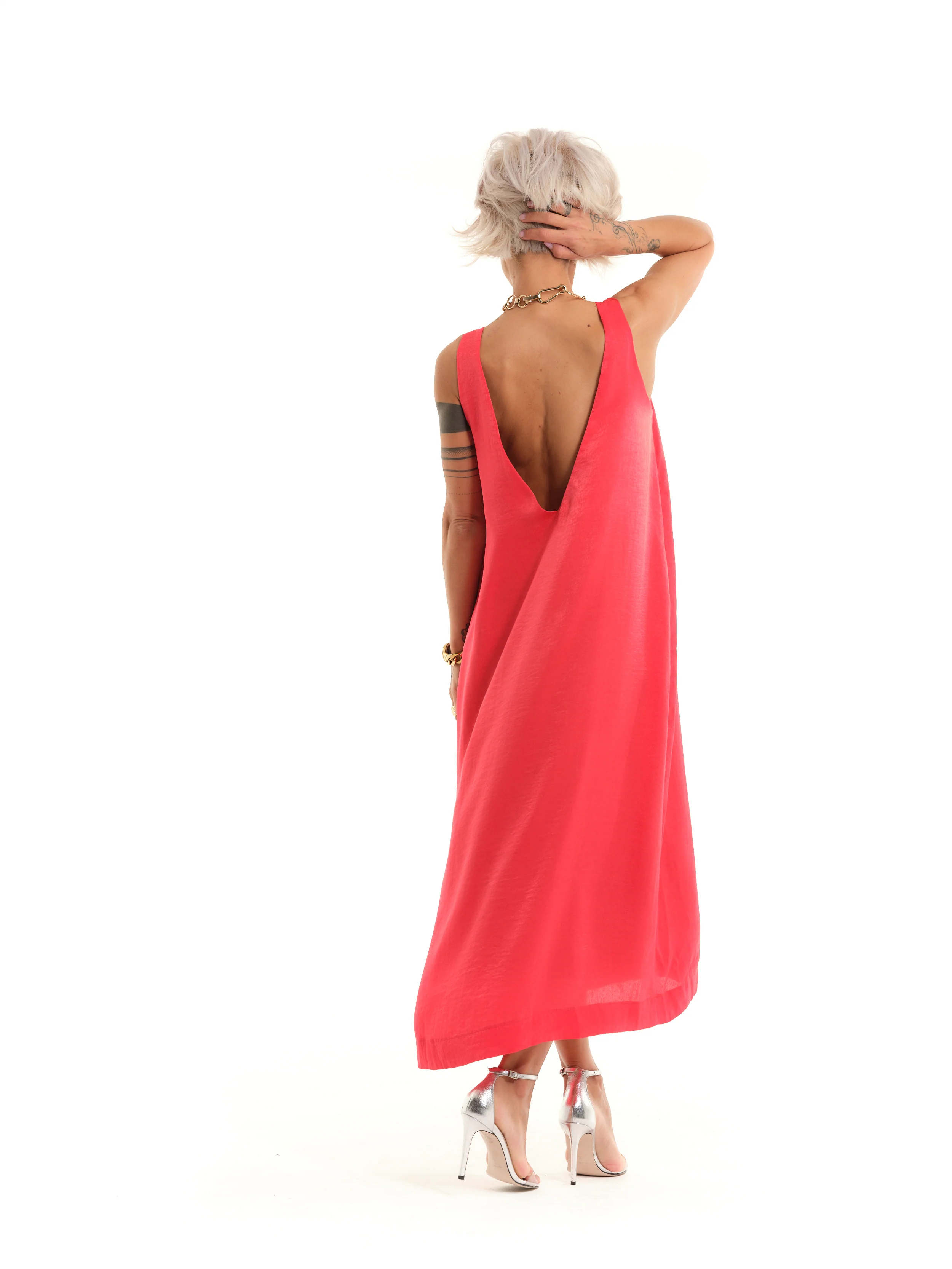 Coral Maxi Dress - Image 5