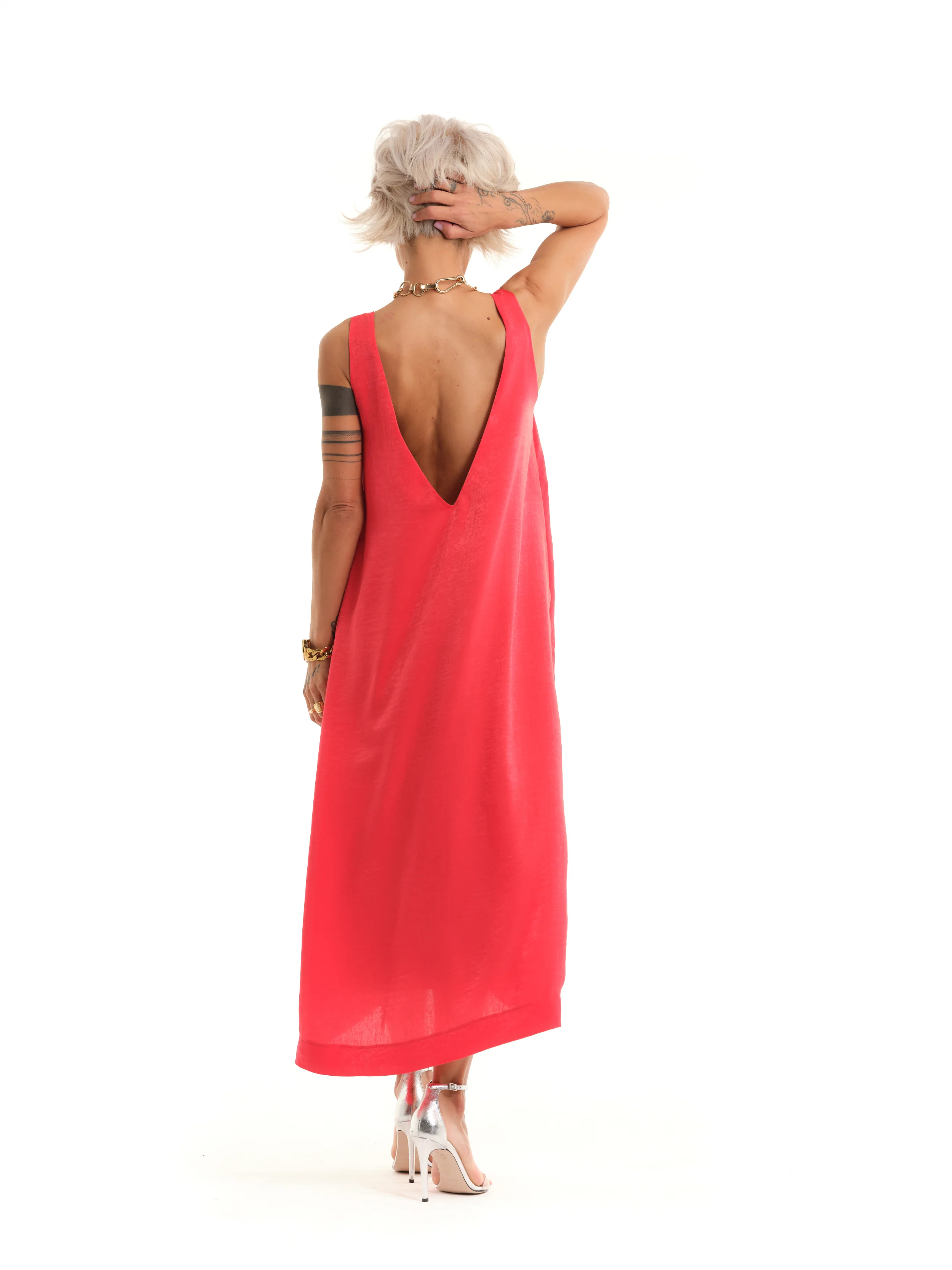 Coral Maxi Dress - Image 6