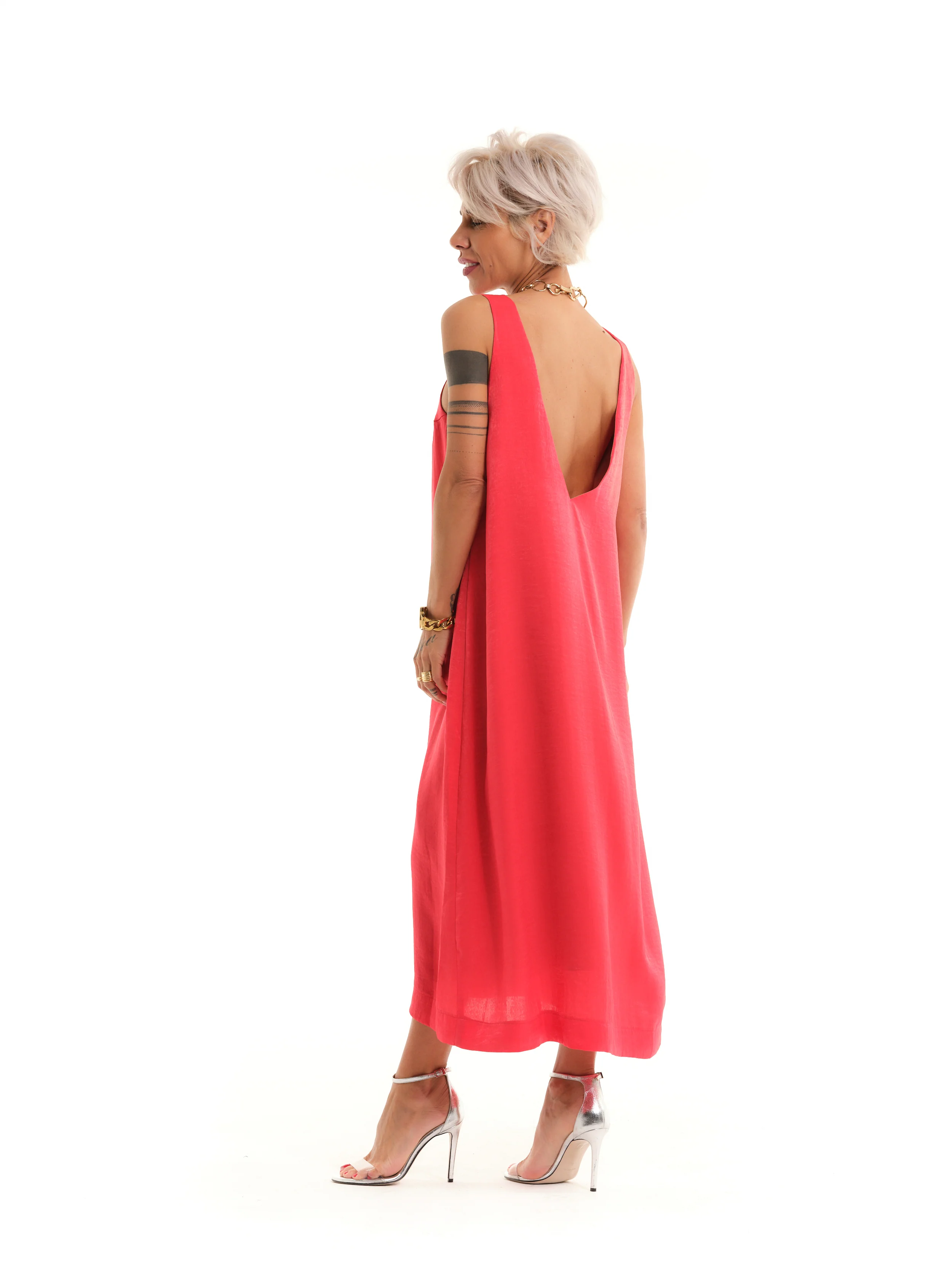 Coral Maxi Dress - Image 7