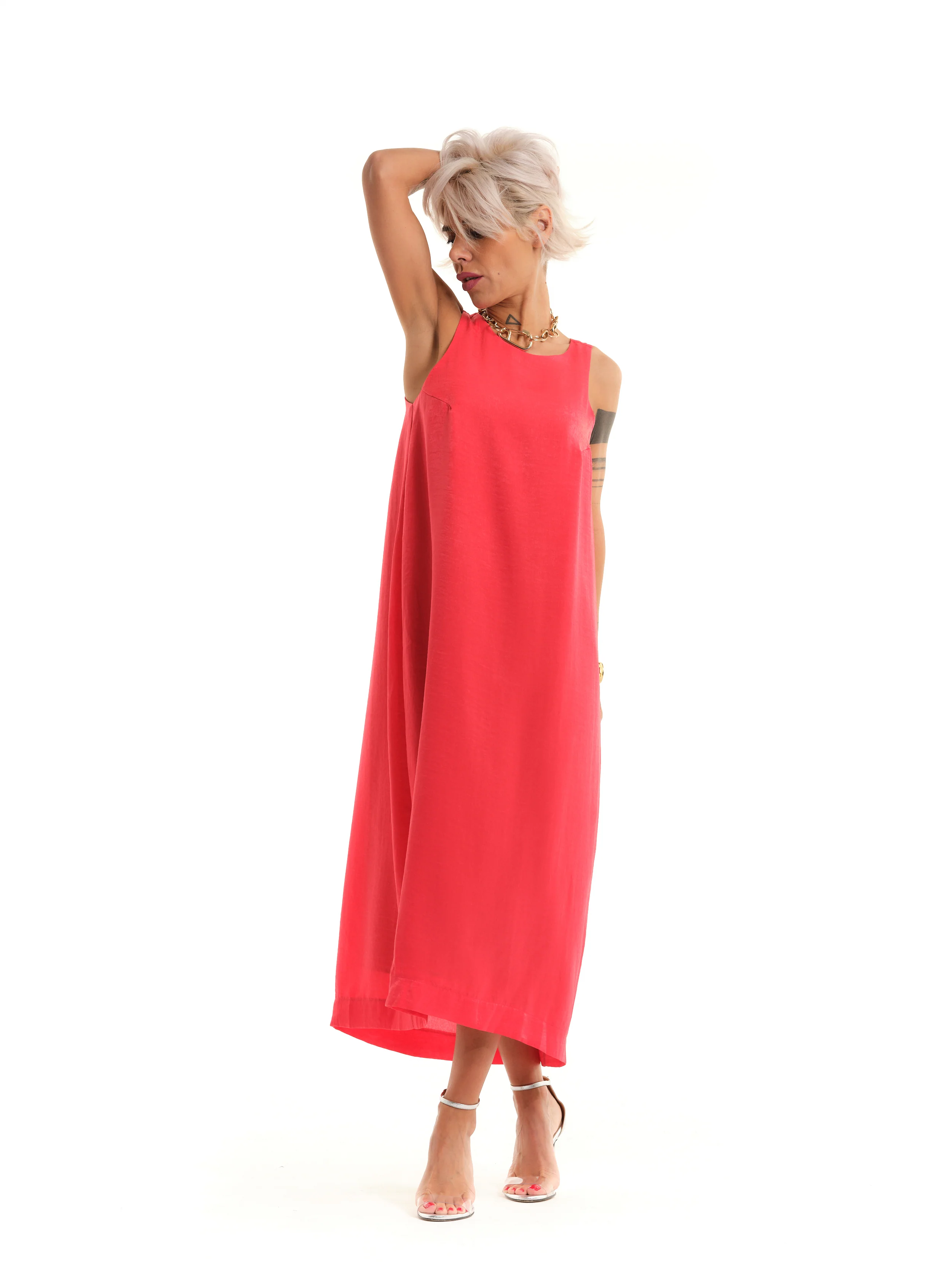 Coral Maxi Dress - Image 8
