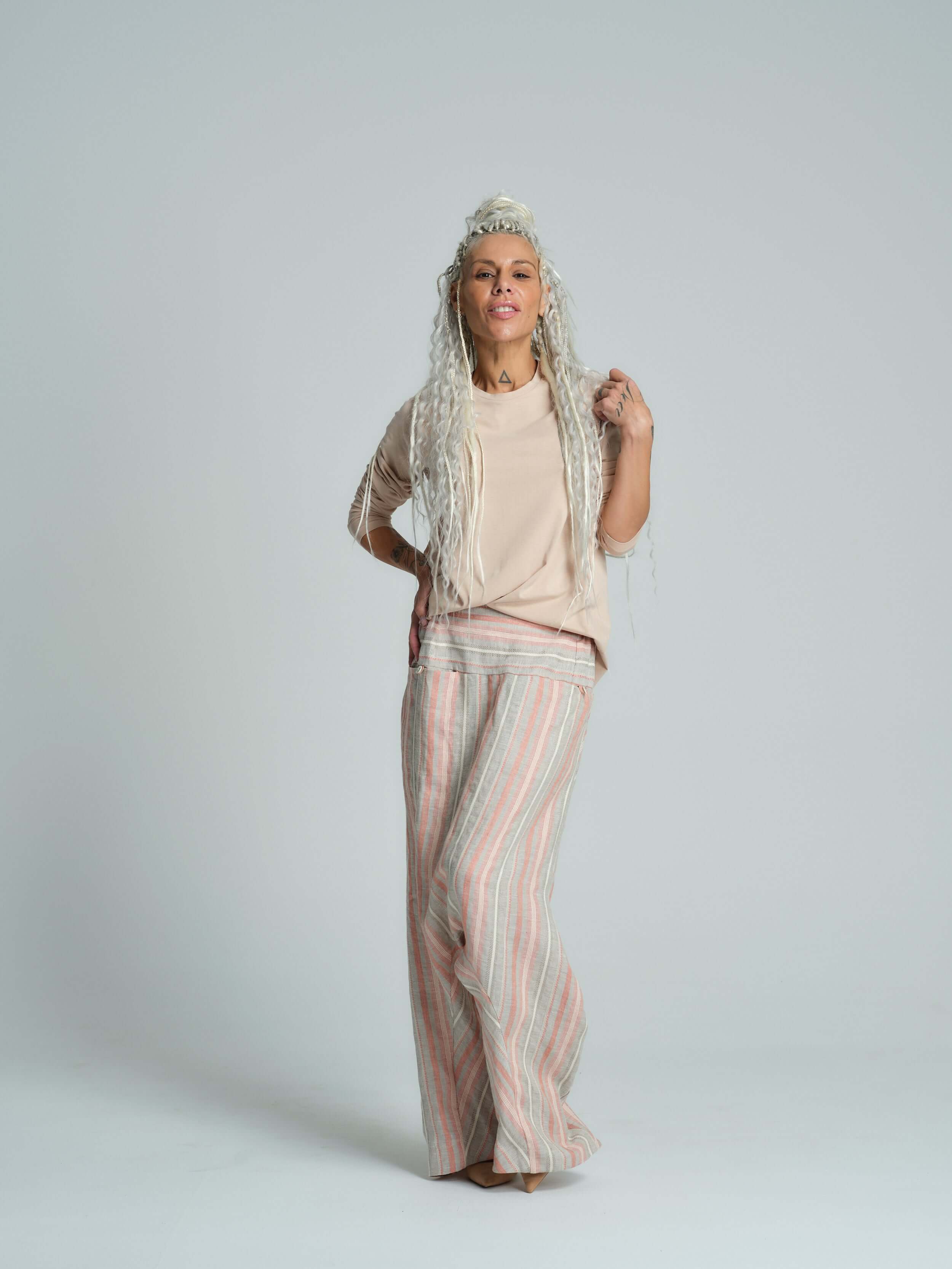 Cotton-Blend Distressed Open-Back Top - Image 11