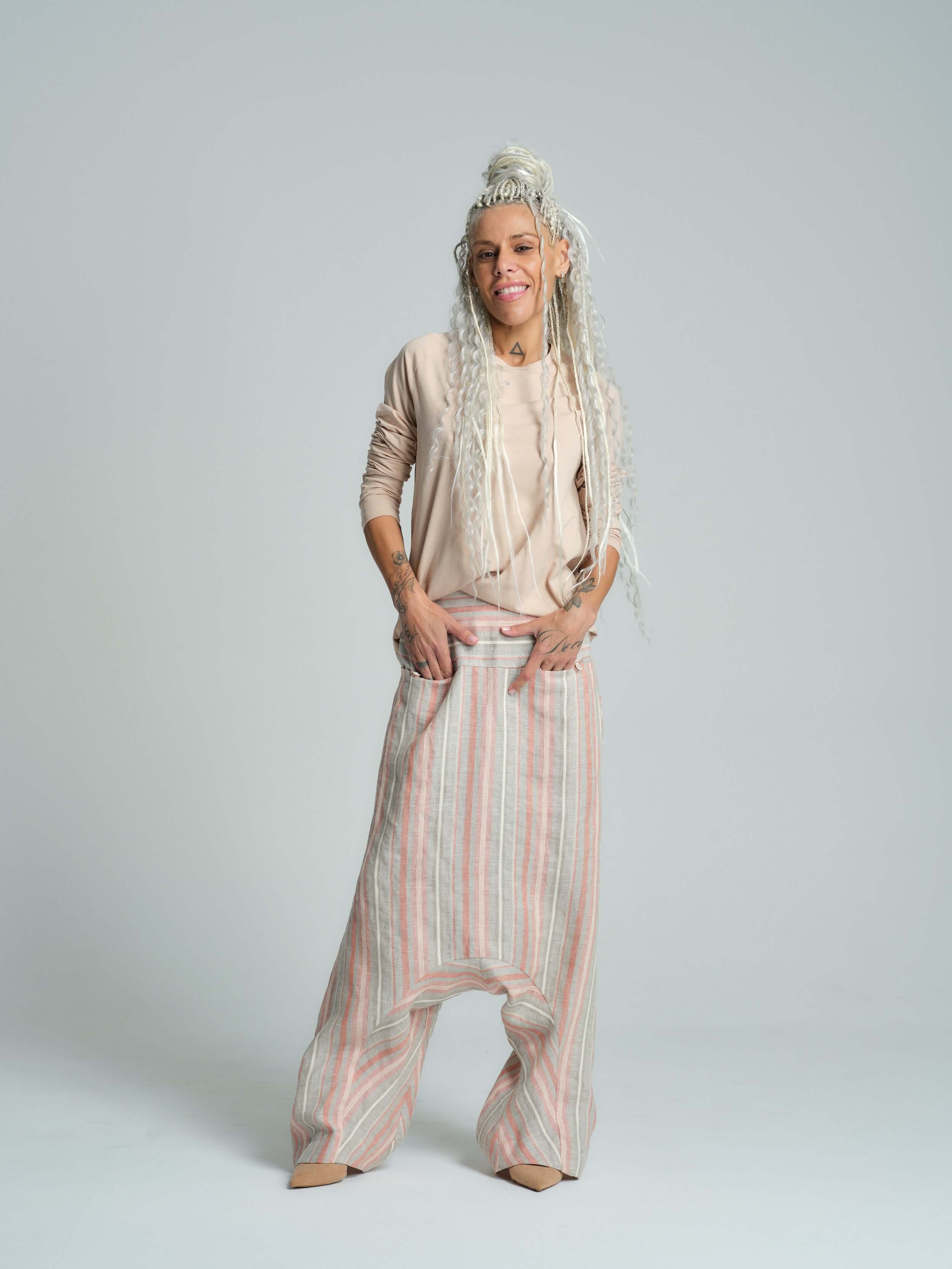 Cotton-Blend Distressed Open-Back Top - Image 13