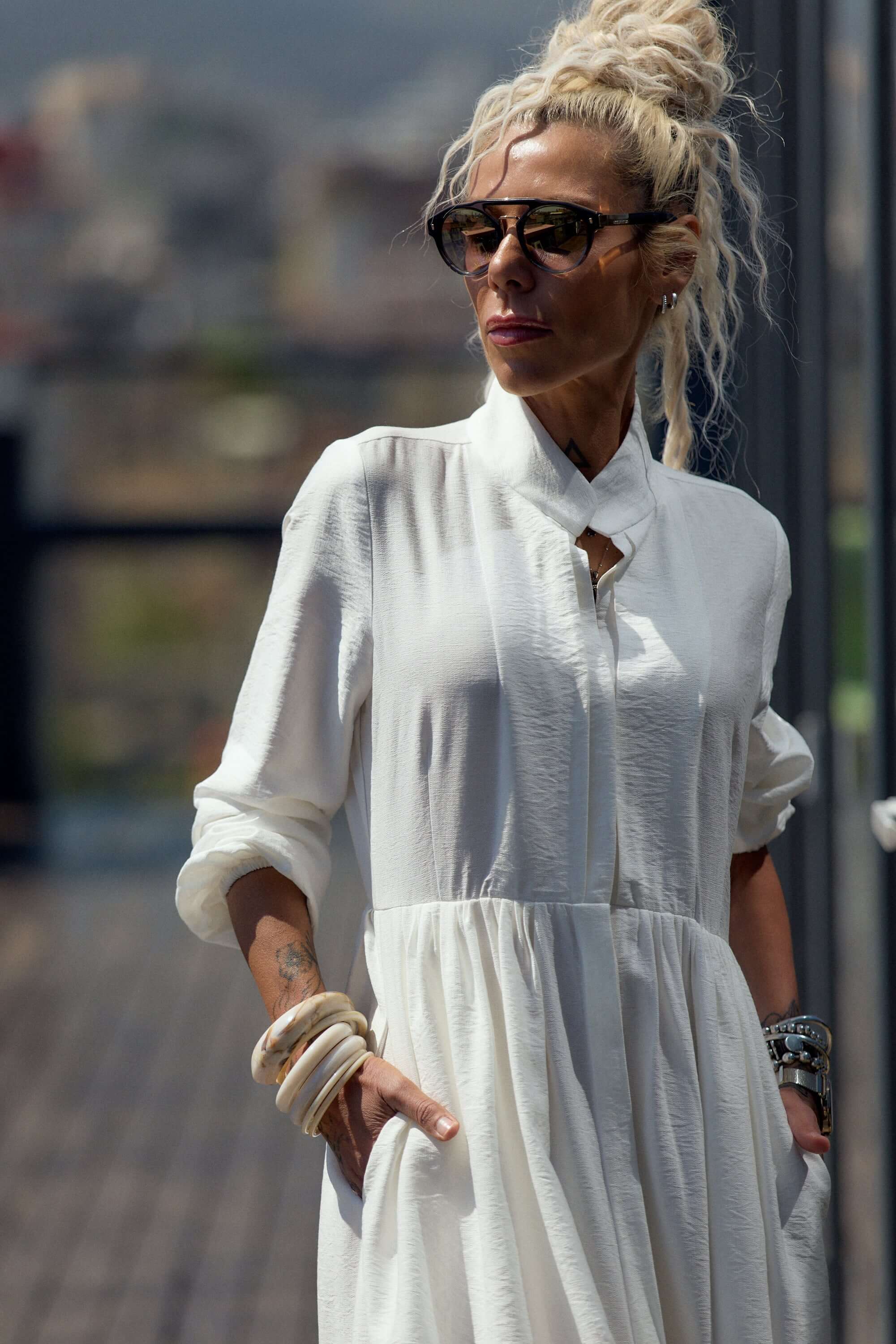 Flowing White Maxi Dress - Image 7