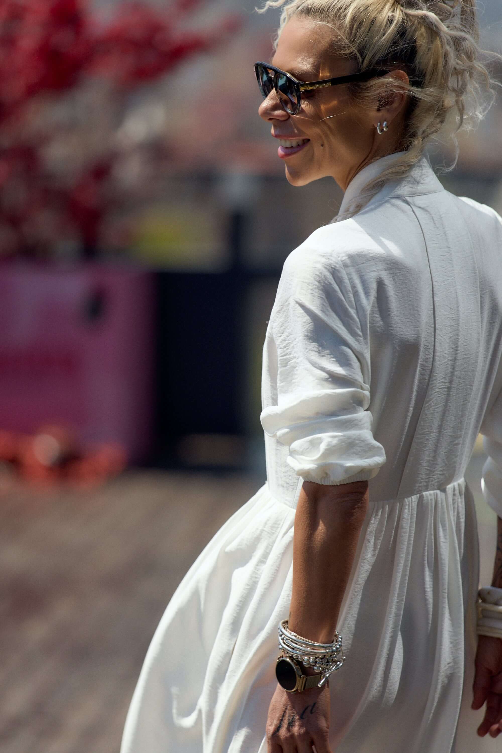 Flowing White Maxi Dress - Image 8
