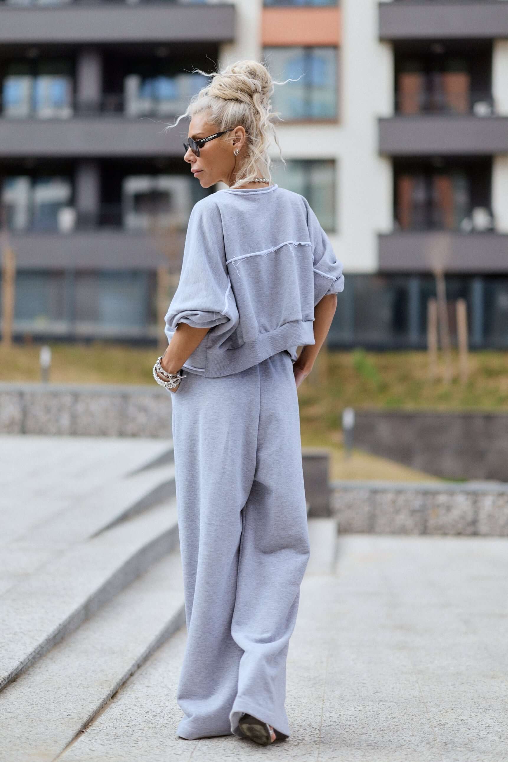 Grey Relaxed Lounge Set - Image 5