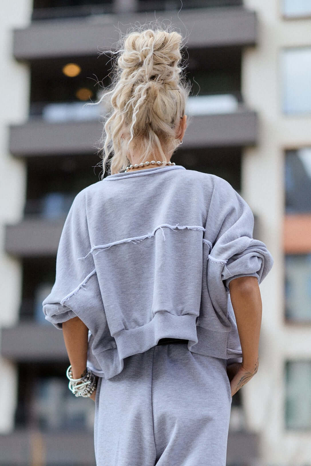 Grey Relaxed Lounge Set - Image 8