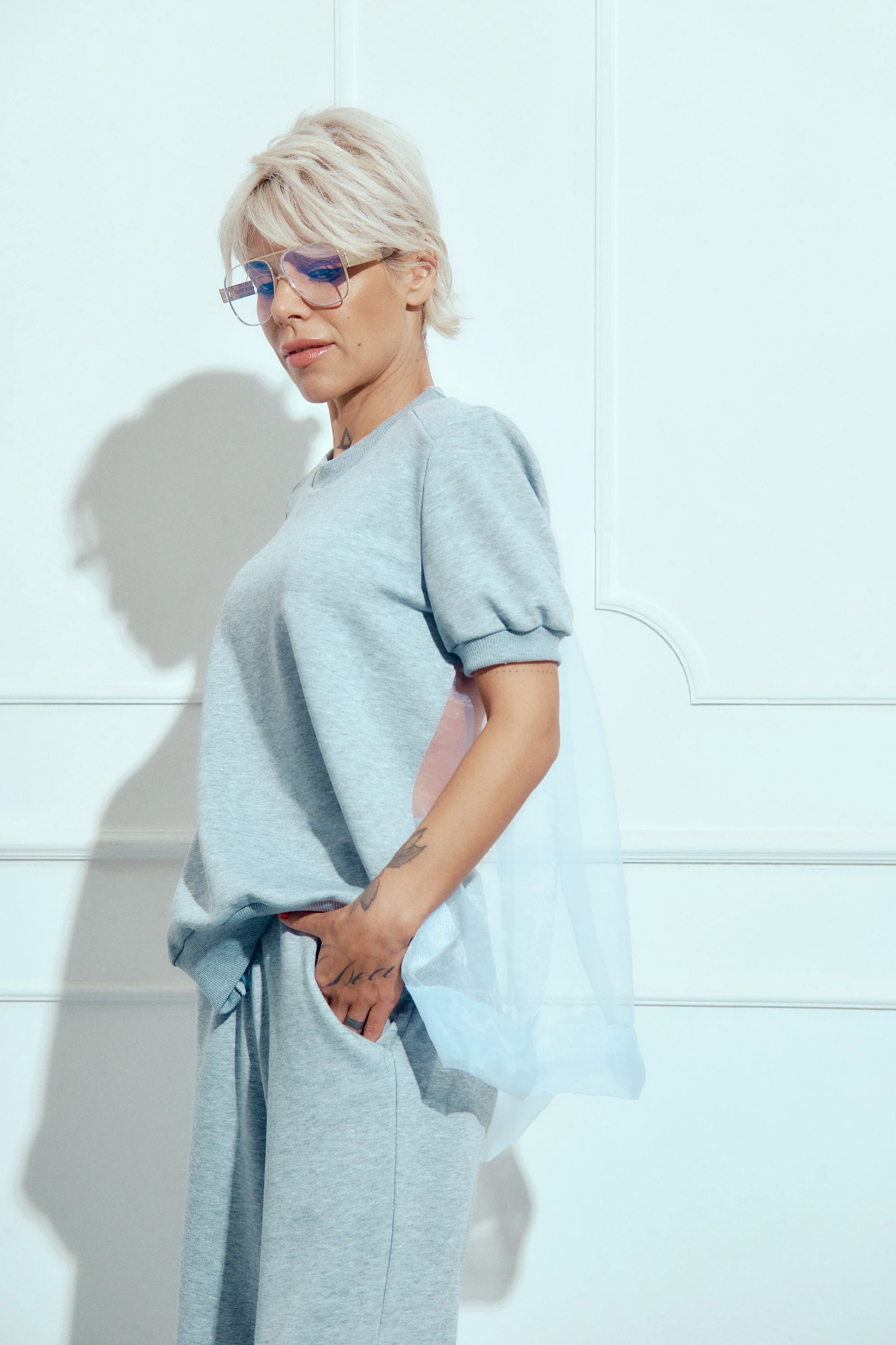 Grey Sweatsuit Co-Ord Set - Image 3