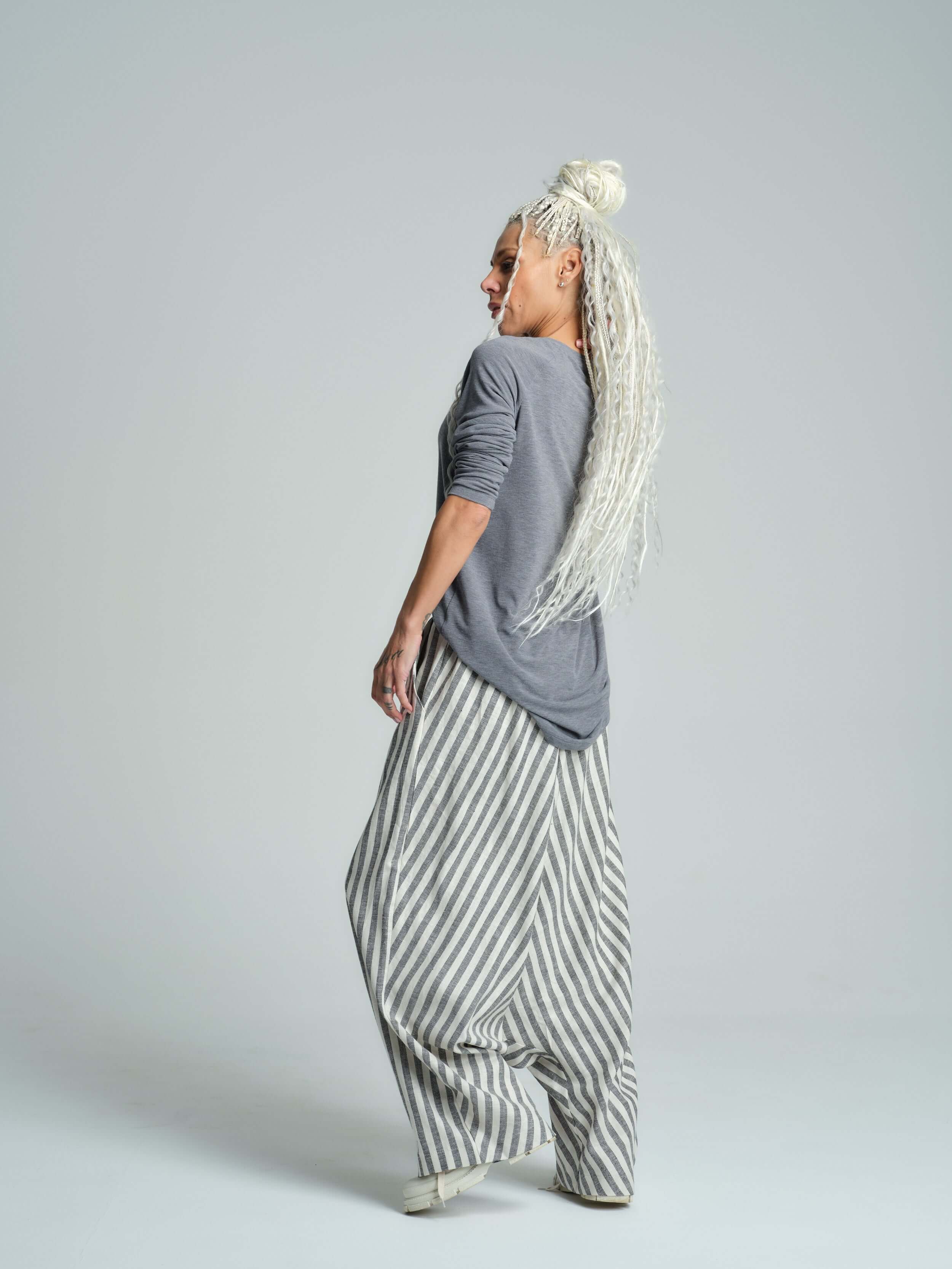 Long-Sleeved Cotton-Blend Top - Image 6