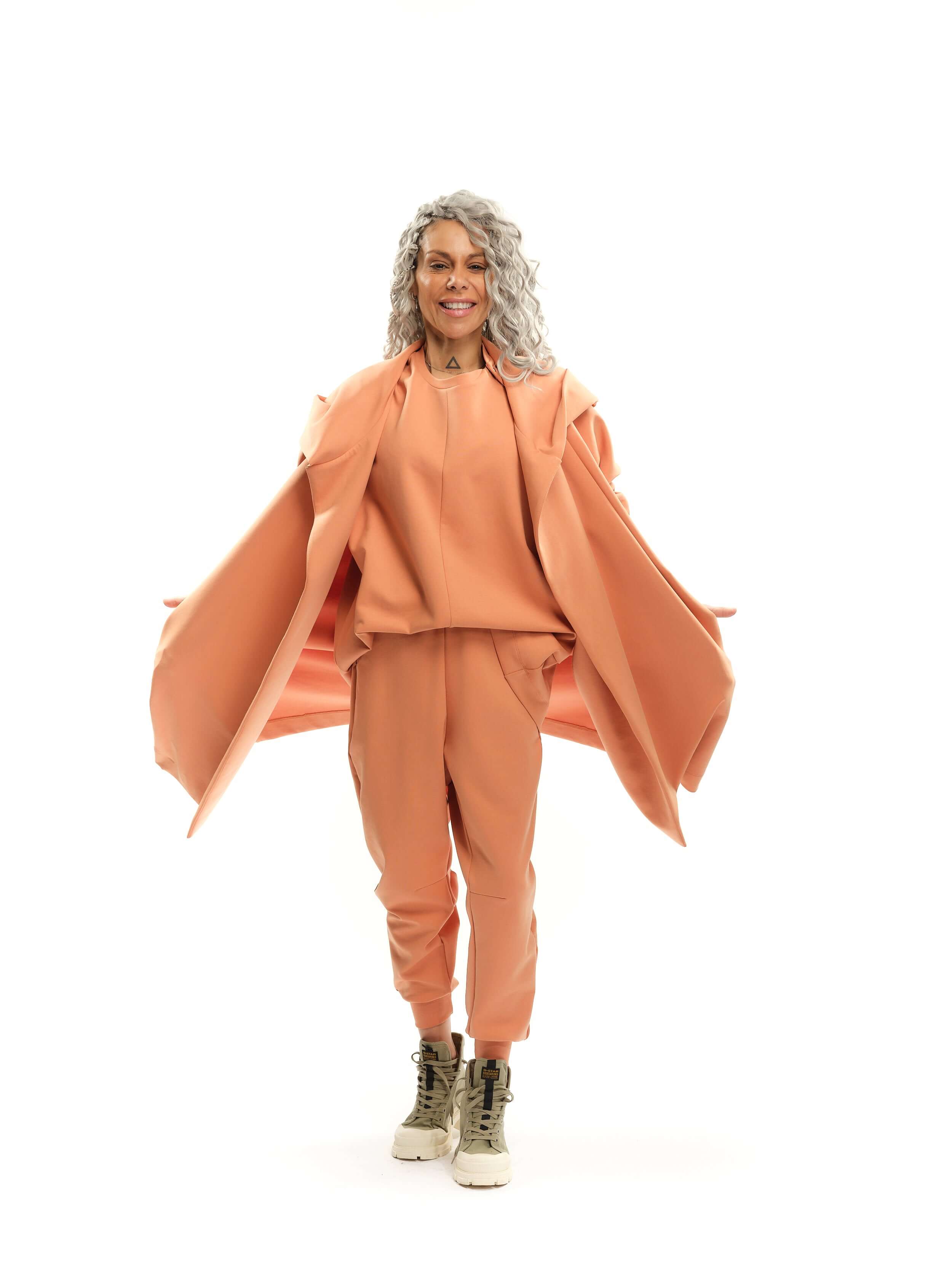 Orange 3-Piece Activewear Set - Image 4