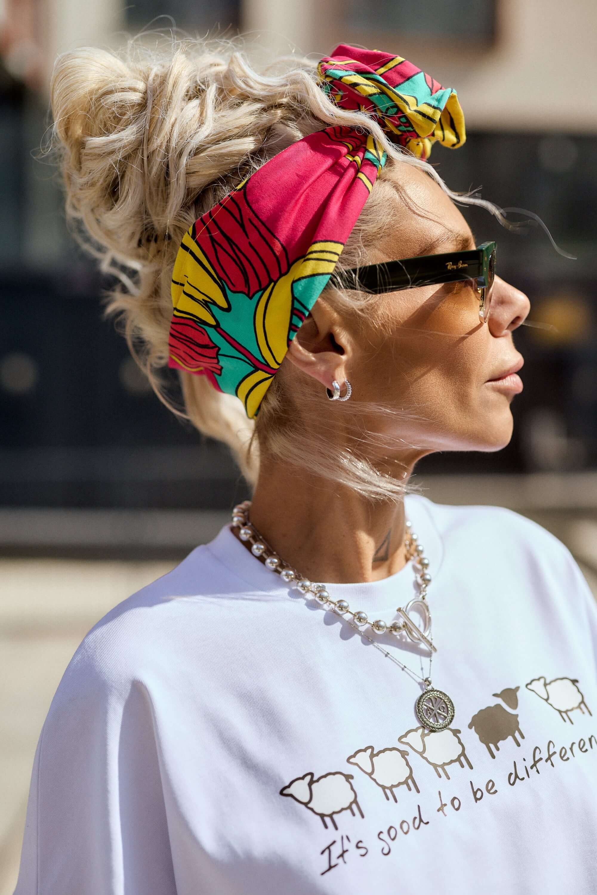 Oversized Graphic Cotton T-Shirt - Image 7