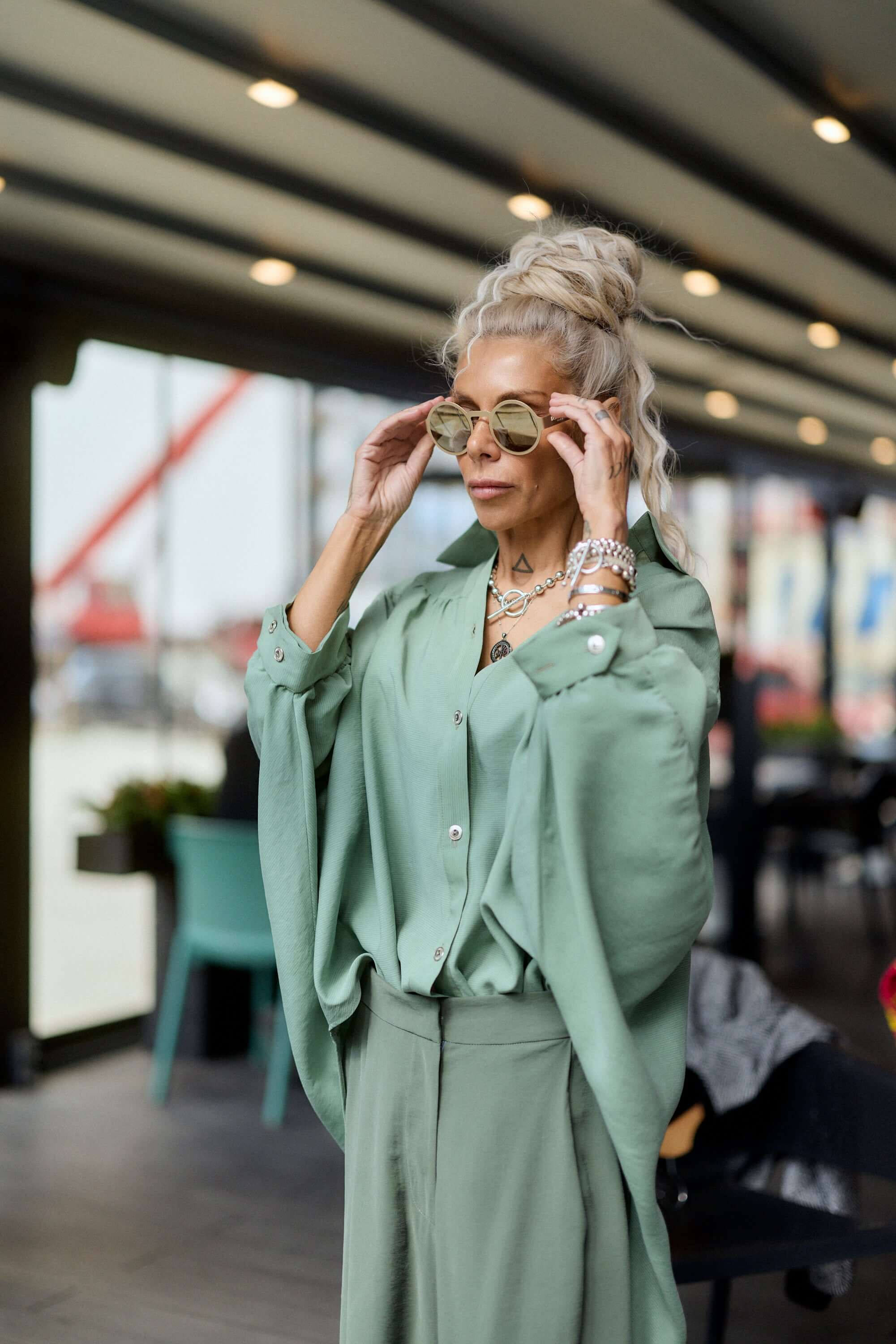 Oversized Green Shirt - Image 10