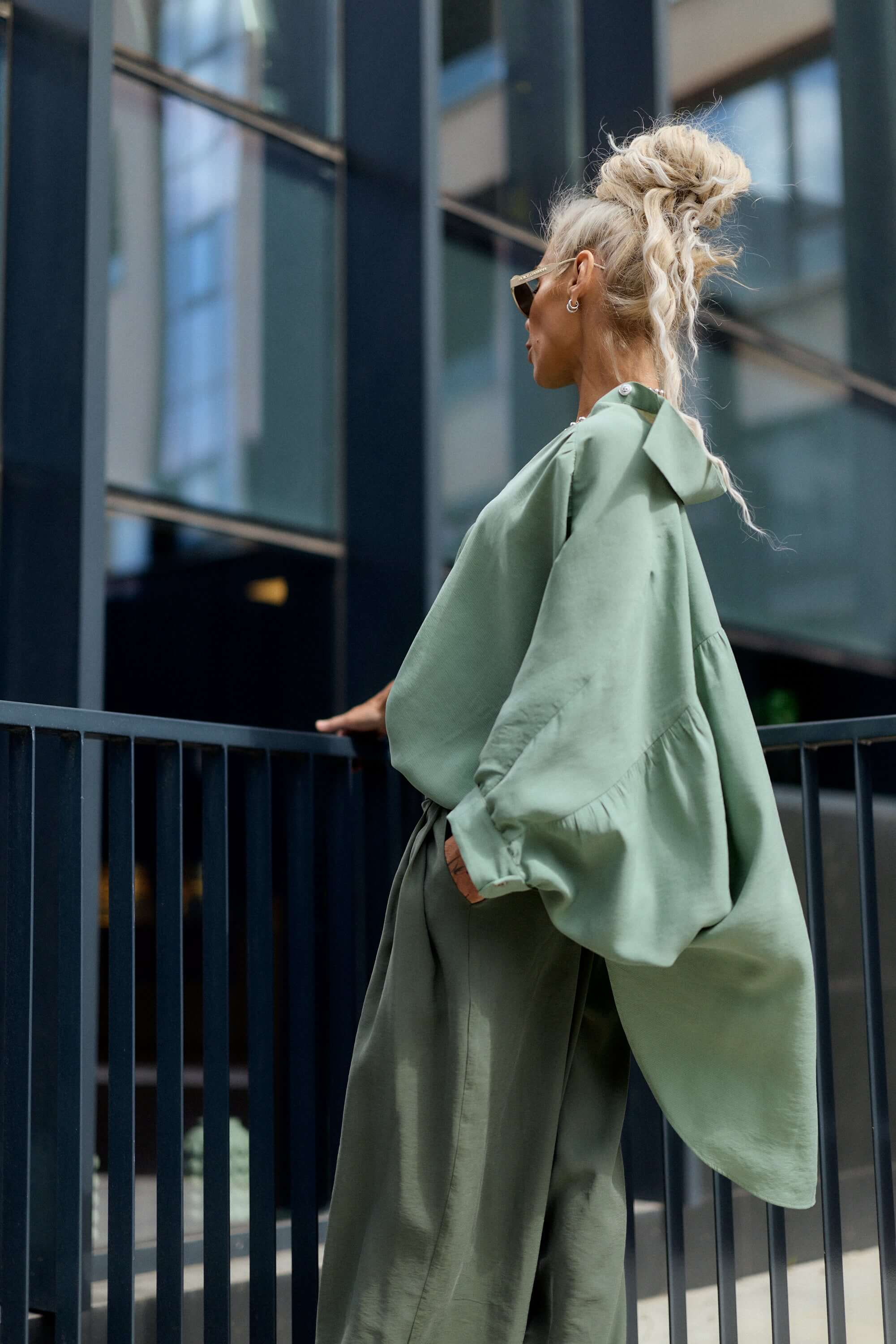 Oversized Green Shirt - Image 3