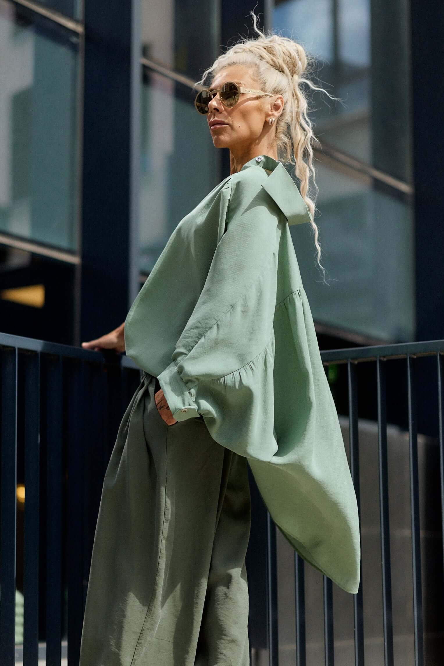 Oversized Green Shirt - Image 4