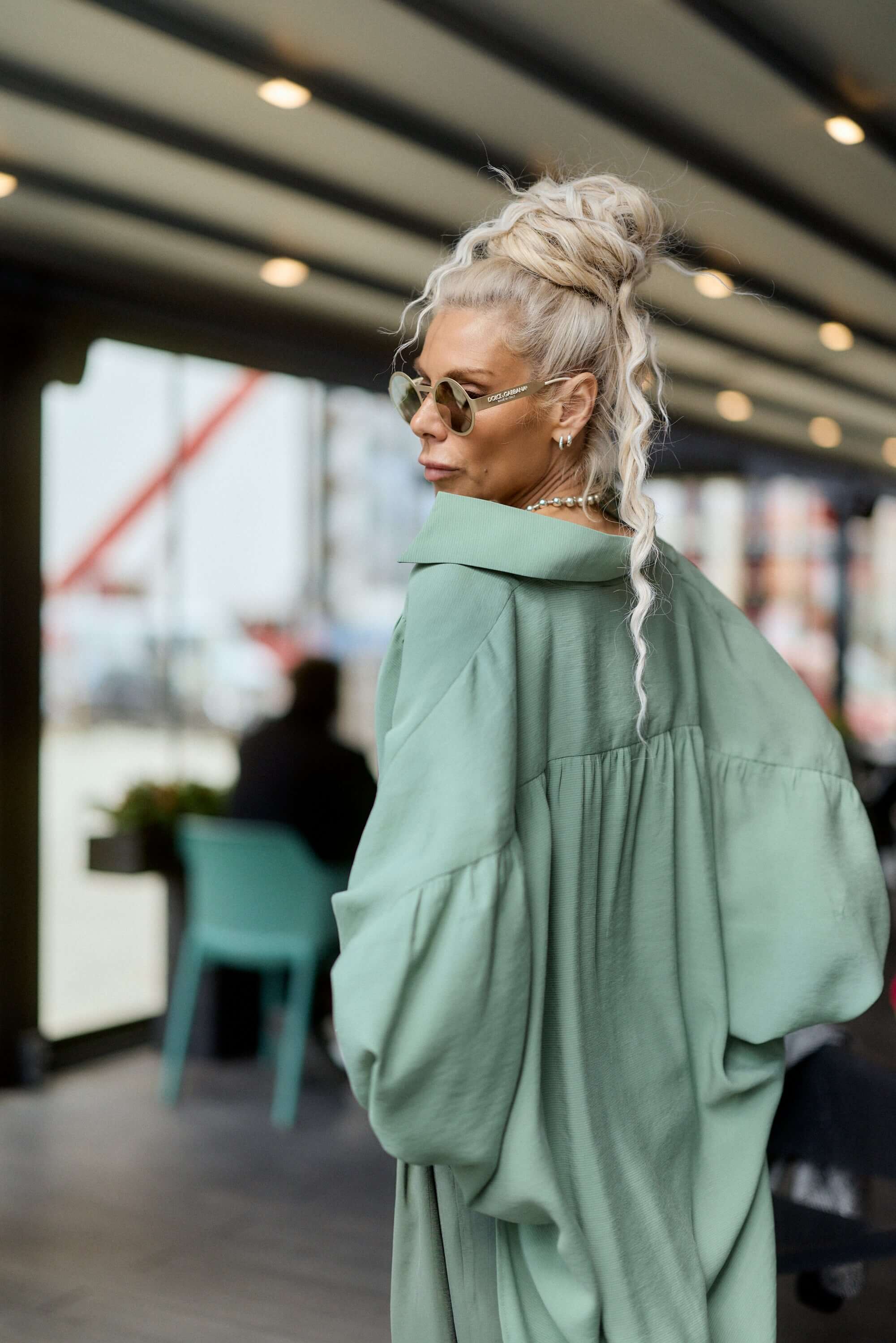 Oversized Green Shirt - Image 9