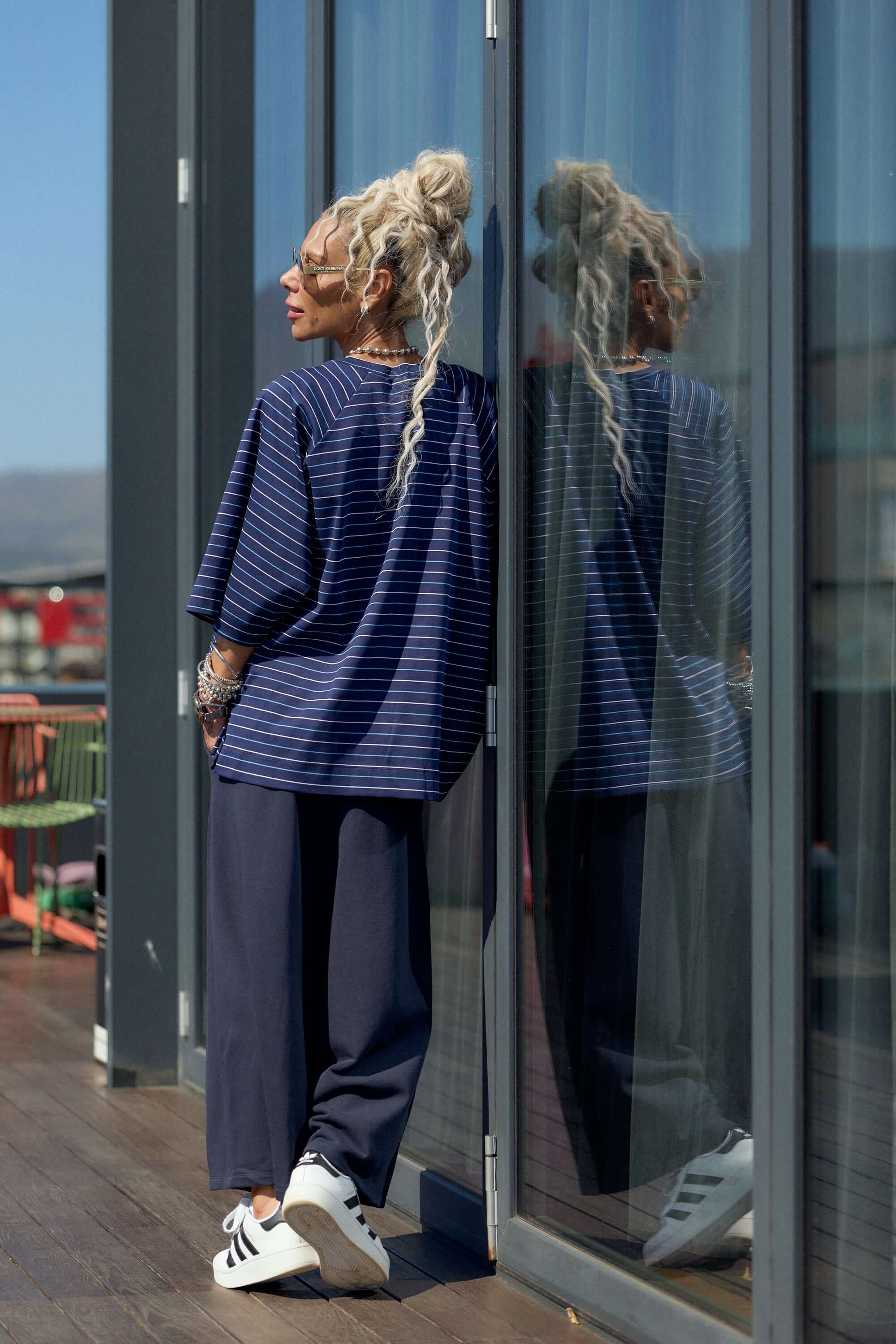 Oversized Striped Set - Image 3