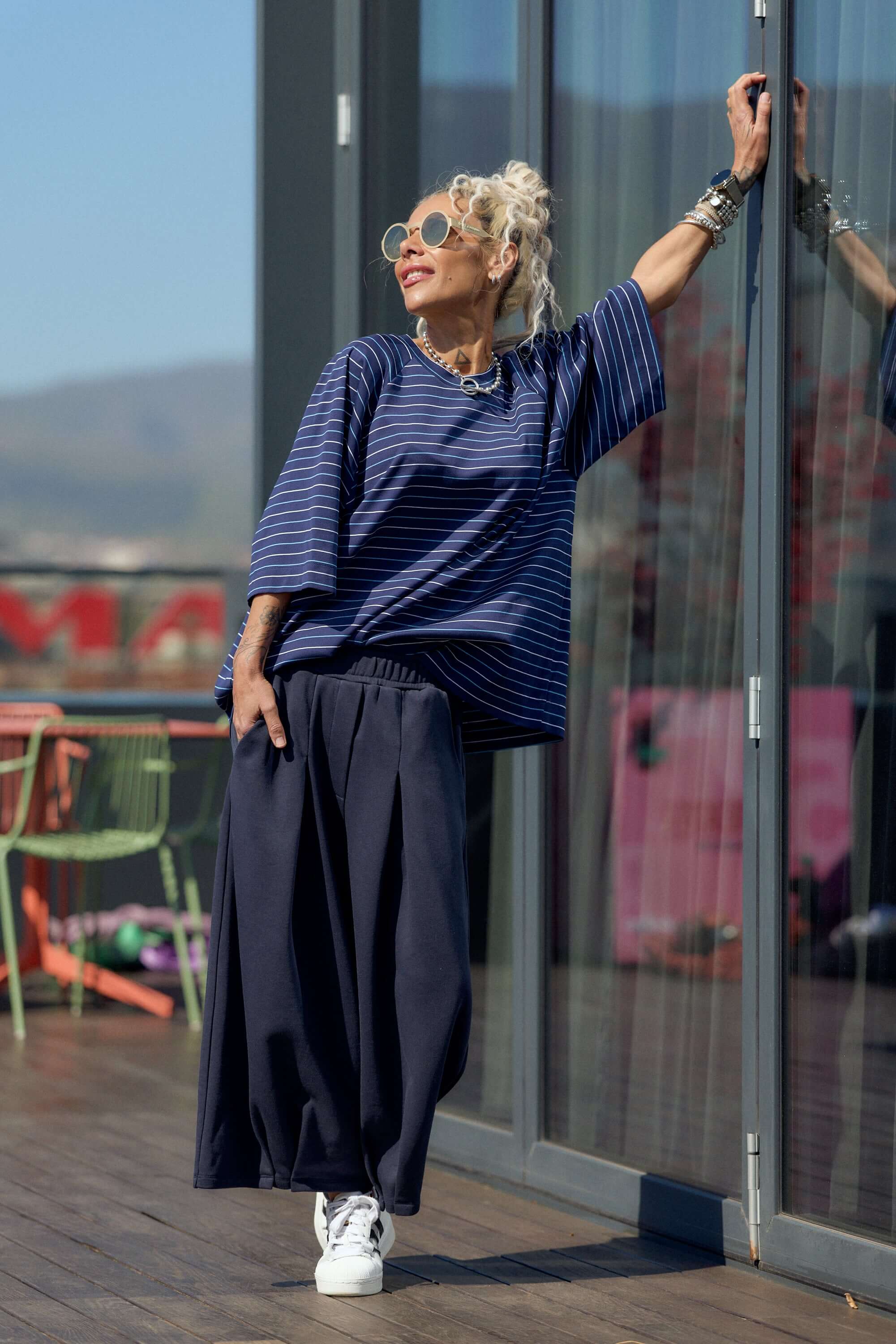 Oversized Striped Set - Image 7