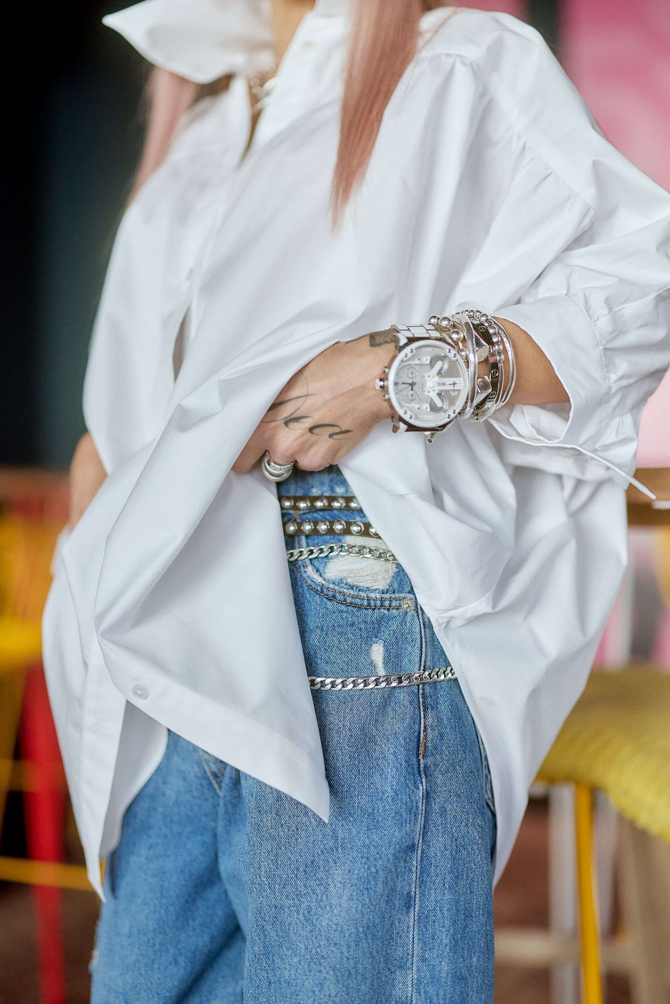 Oversized White Shirt - Image 8