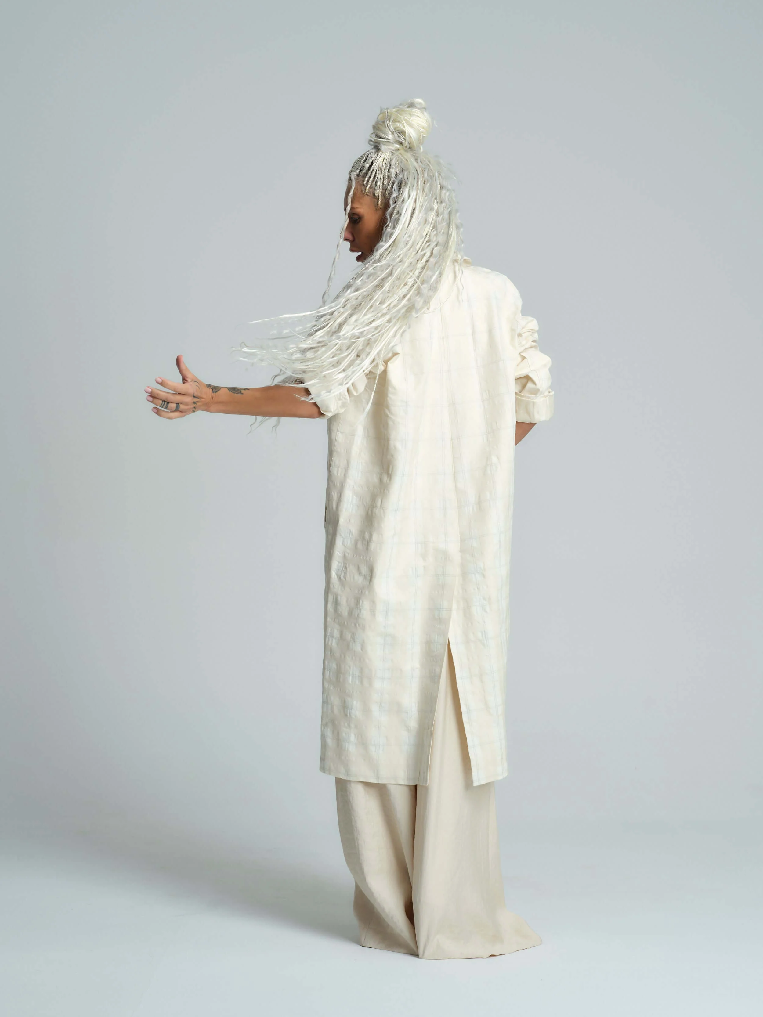 Plaid Linen-Blend Jacket - Image 10