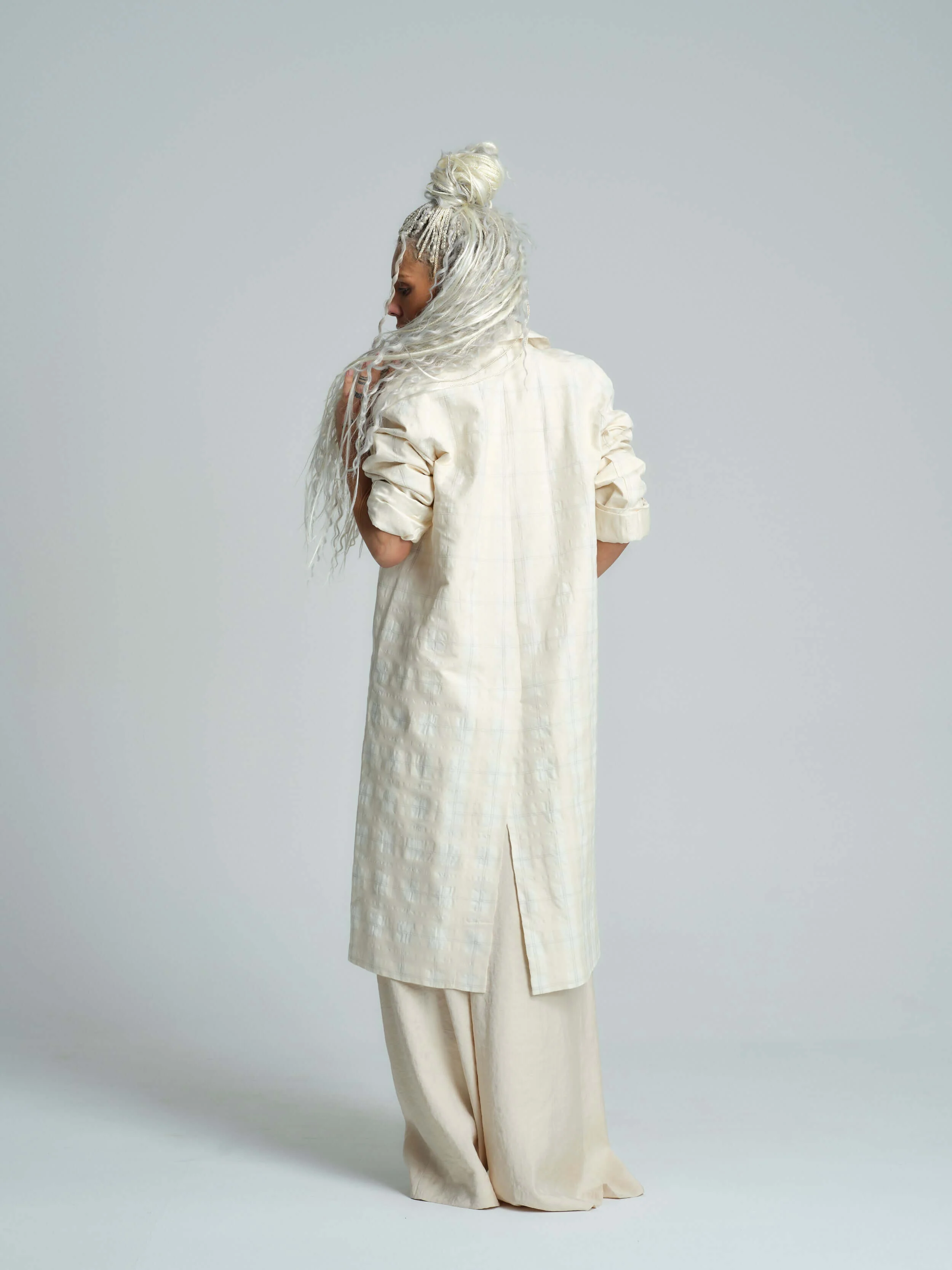 Plaid Linen-Blend Jacket - Image 7