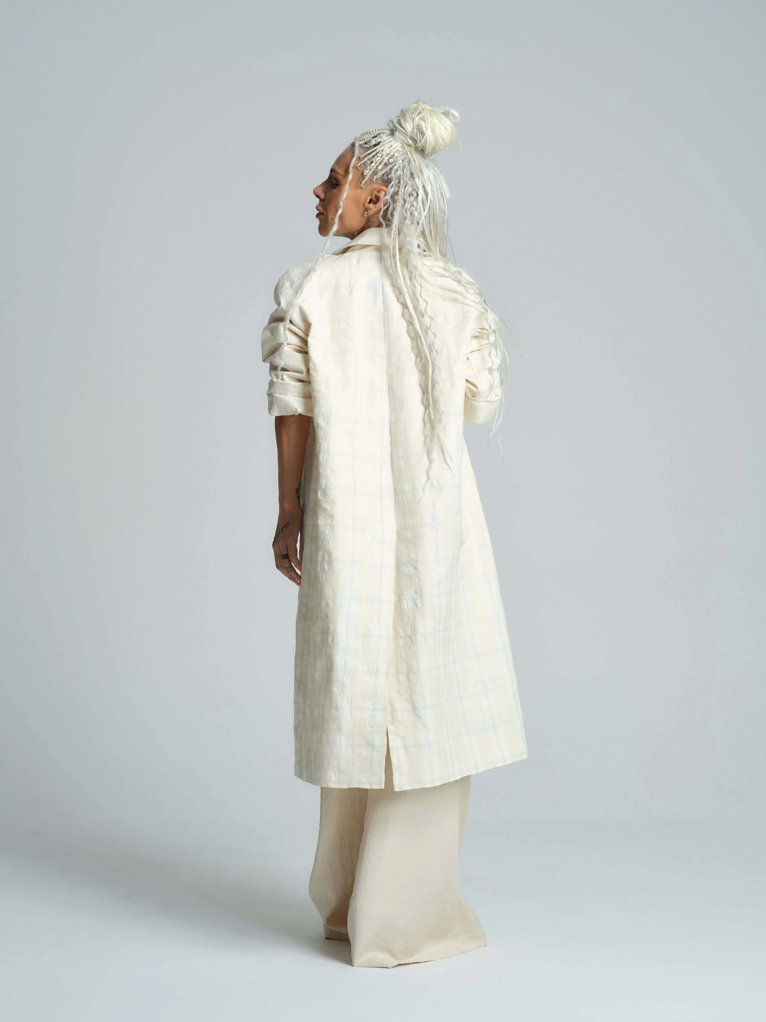 Plaid Linen-Blend Jacket - Image 8