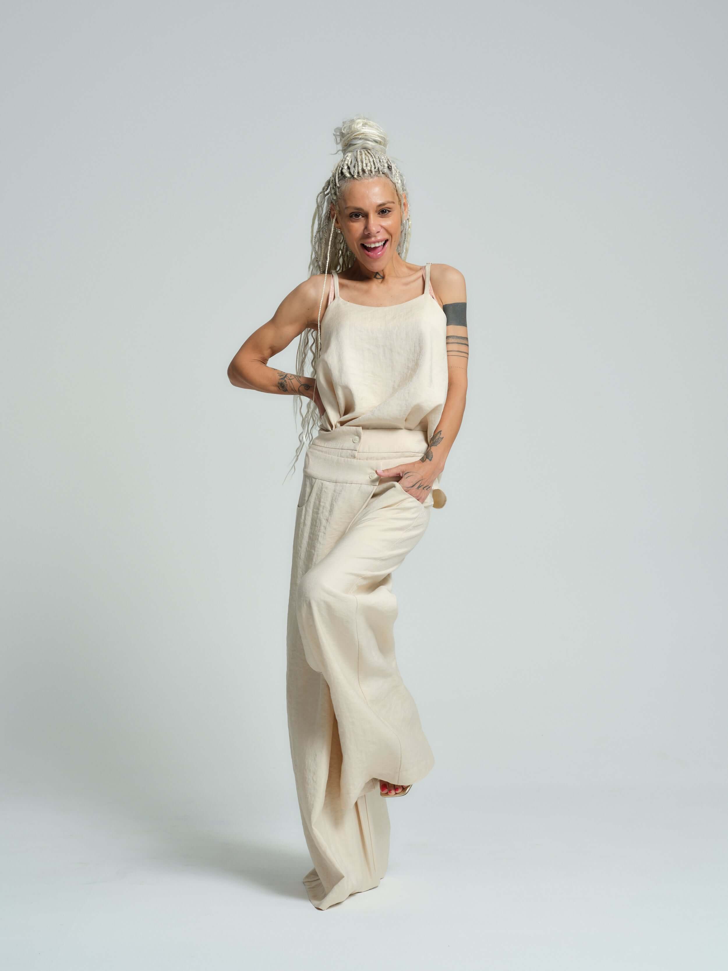 Relaxed Tank Top & Pants Co-Ord Set - Image 10