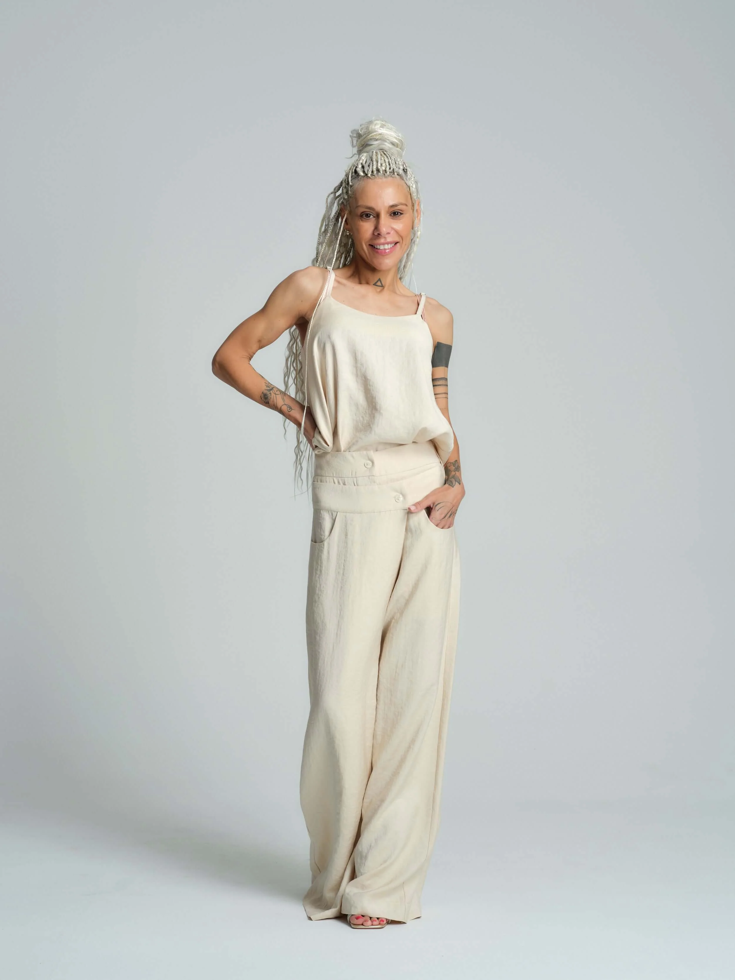 Relaxed Tank Top & Pants Co-Ord Set - Image 11