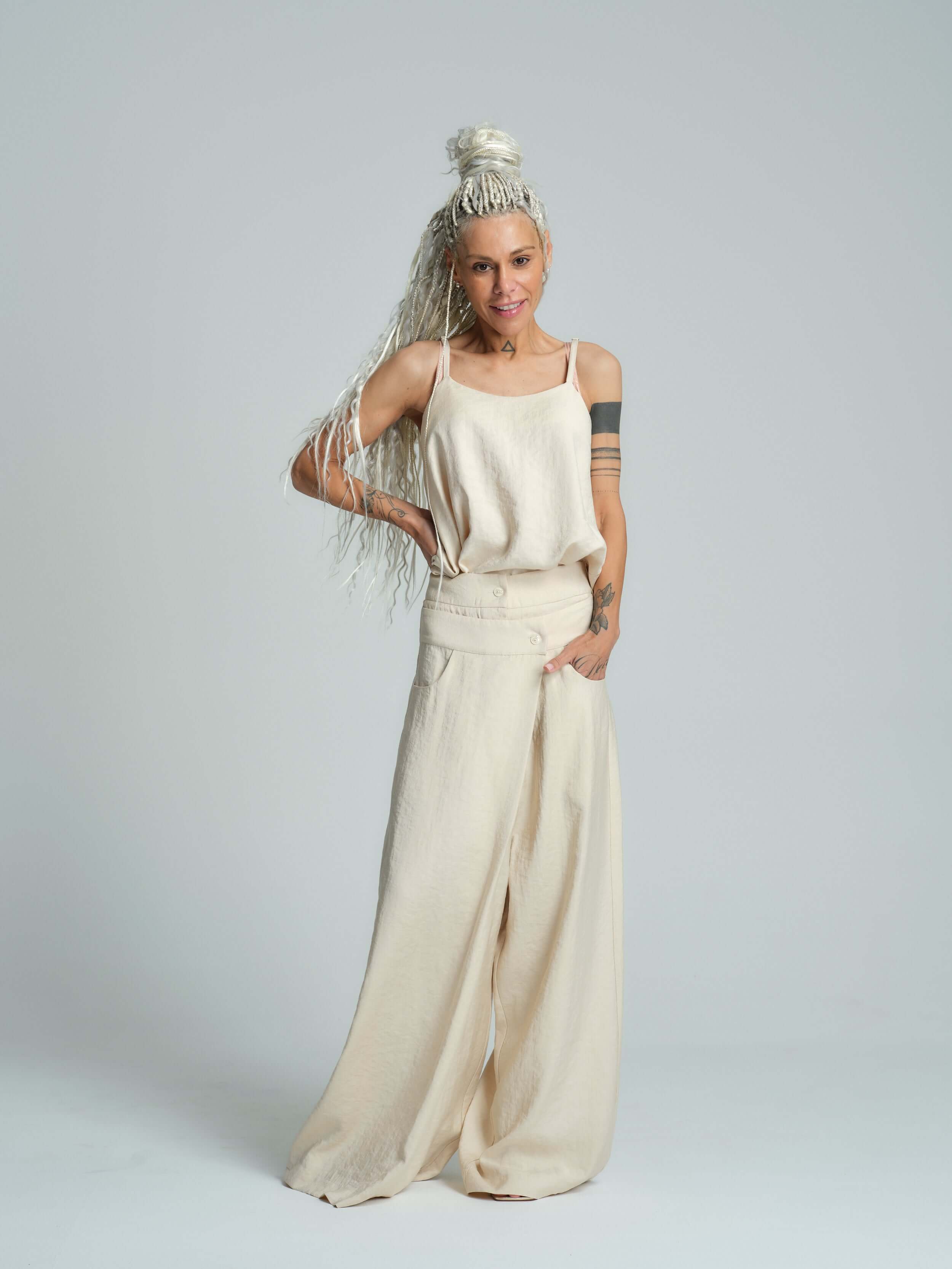 Relaxed Tank Top & Pants Co-Ord Set - Image 8