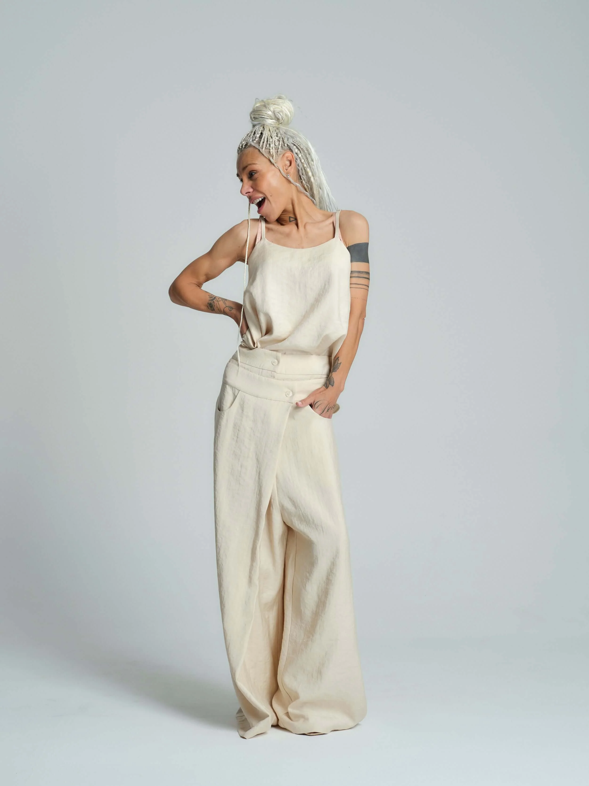 Relaxed Tank Top & Pants Co-Ord Set - Image 9