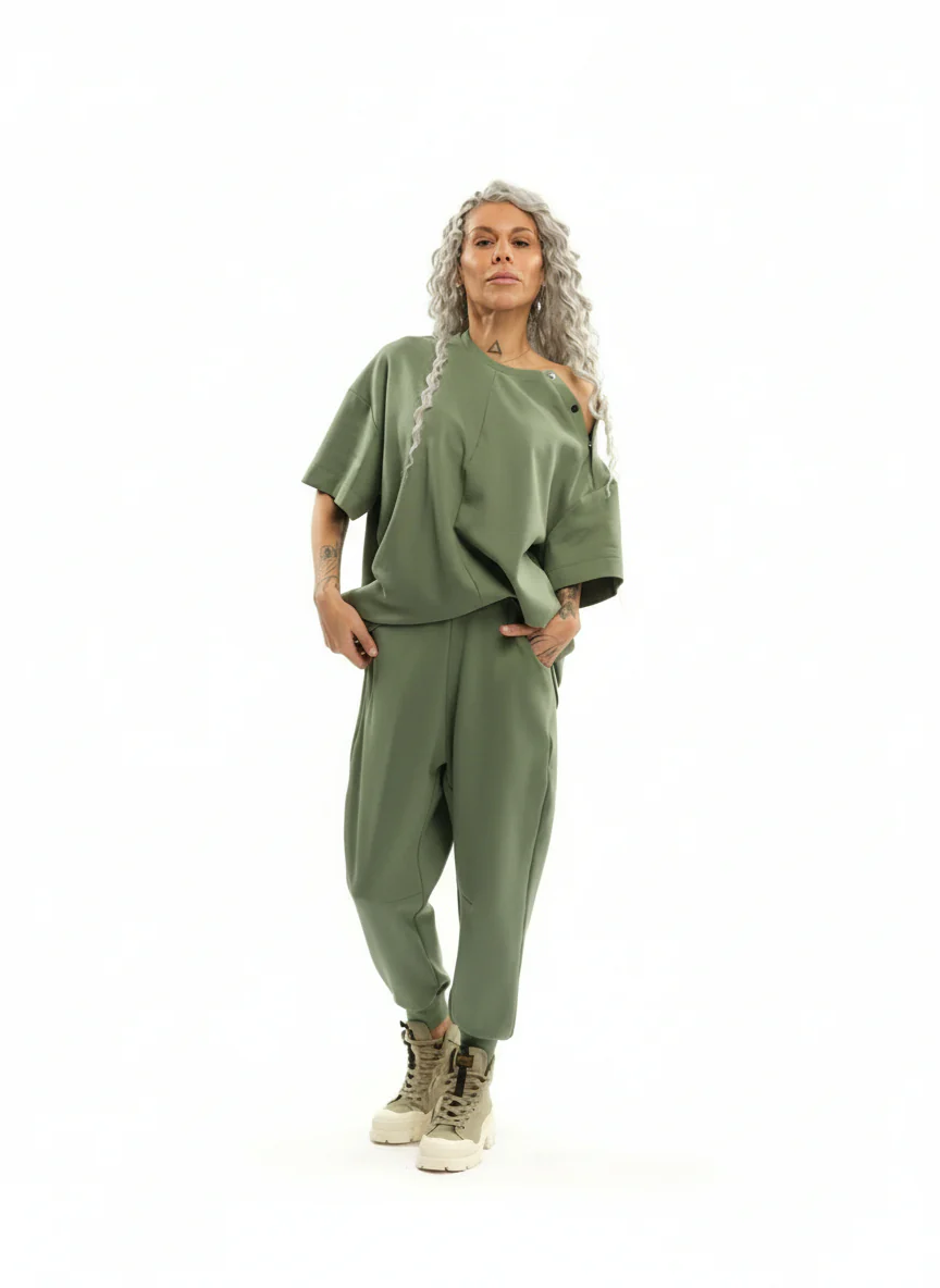 Sage Green 3-Piece Activewear Set - Image 4