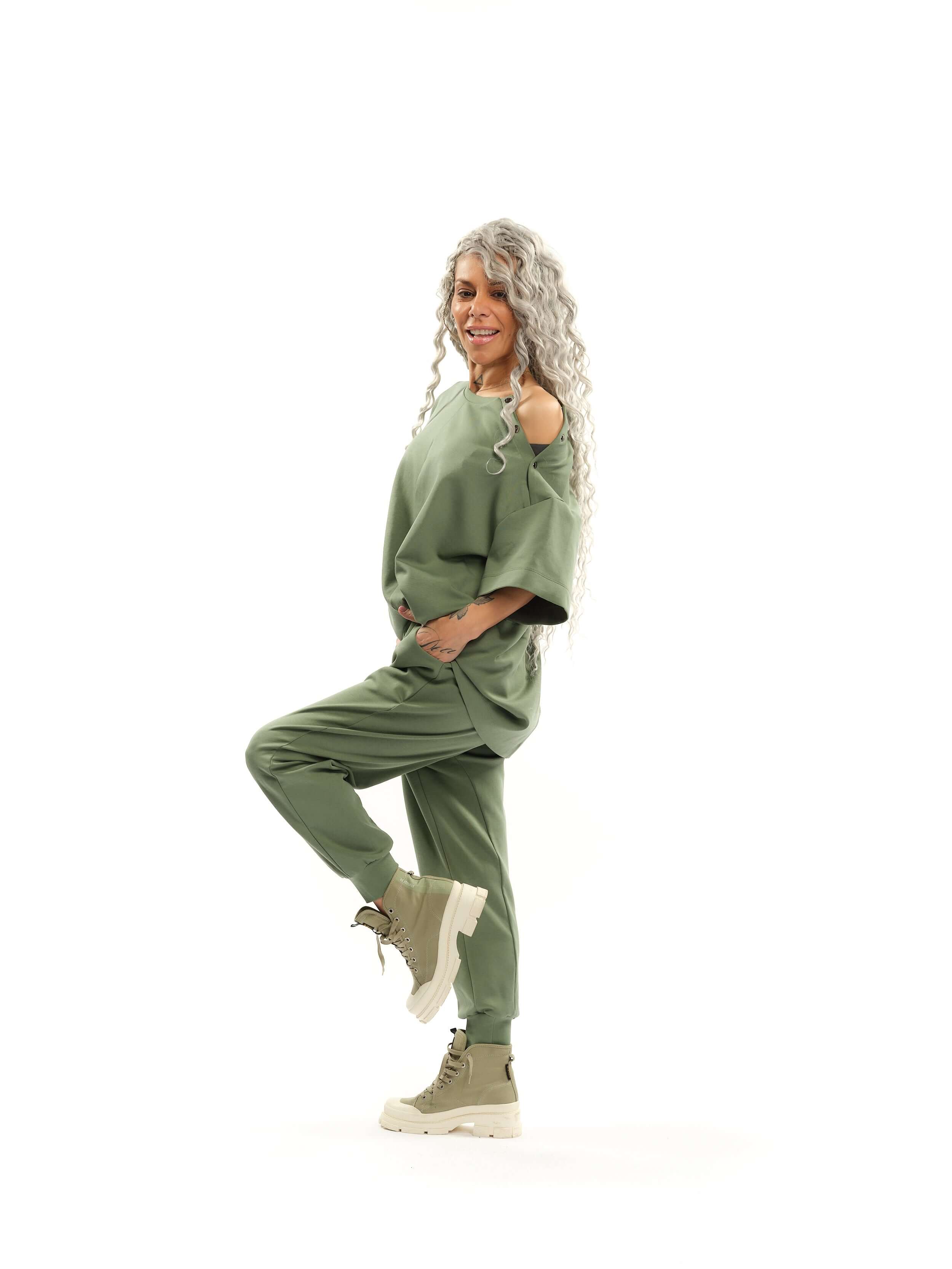 Sage Green 3-Piece Activewear Set - Image 5