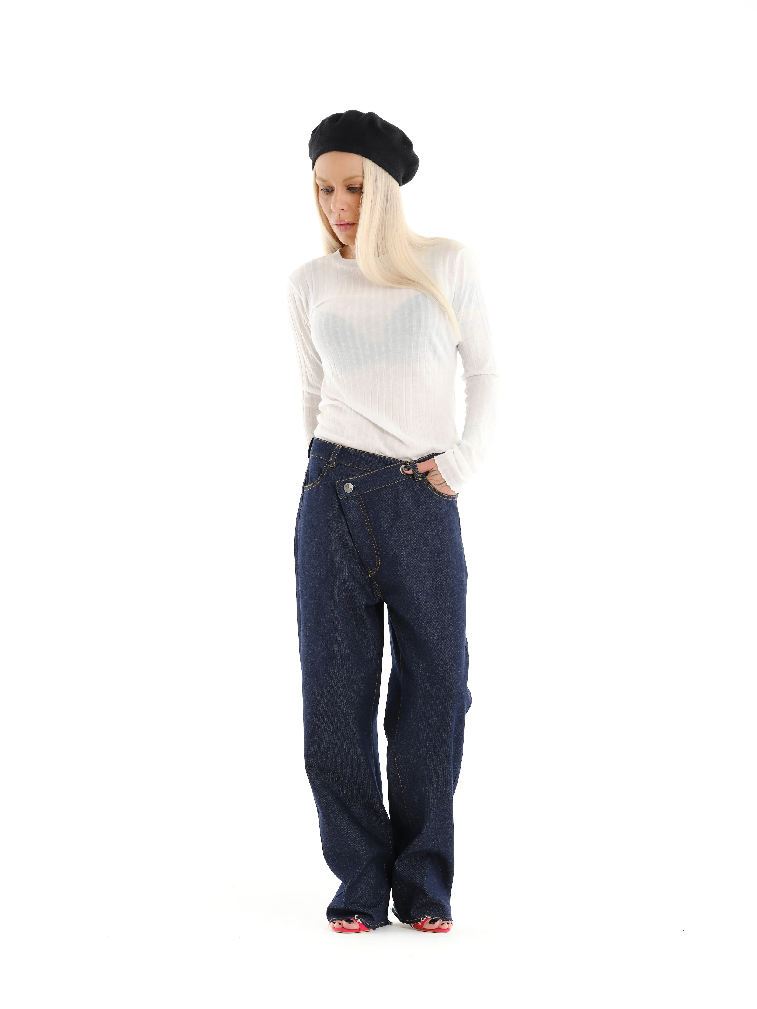 Semi-Sheer Knit Top - Image 6